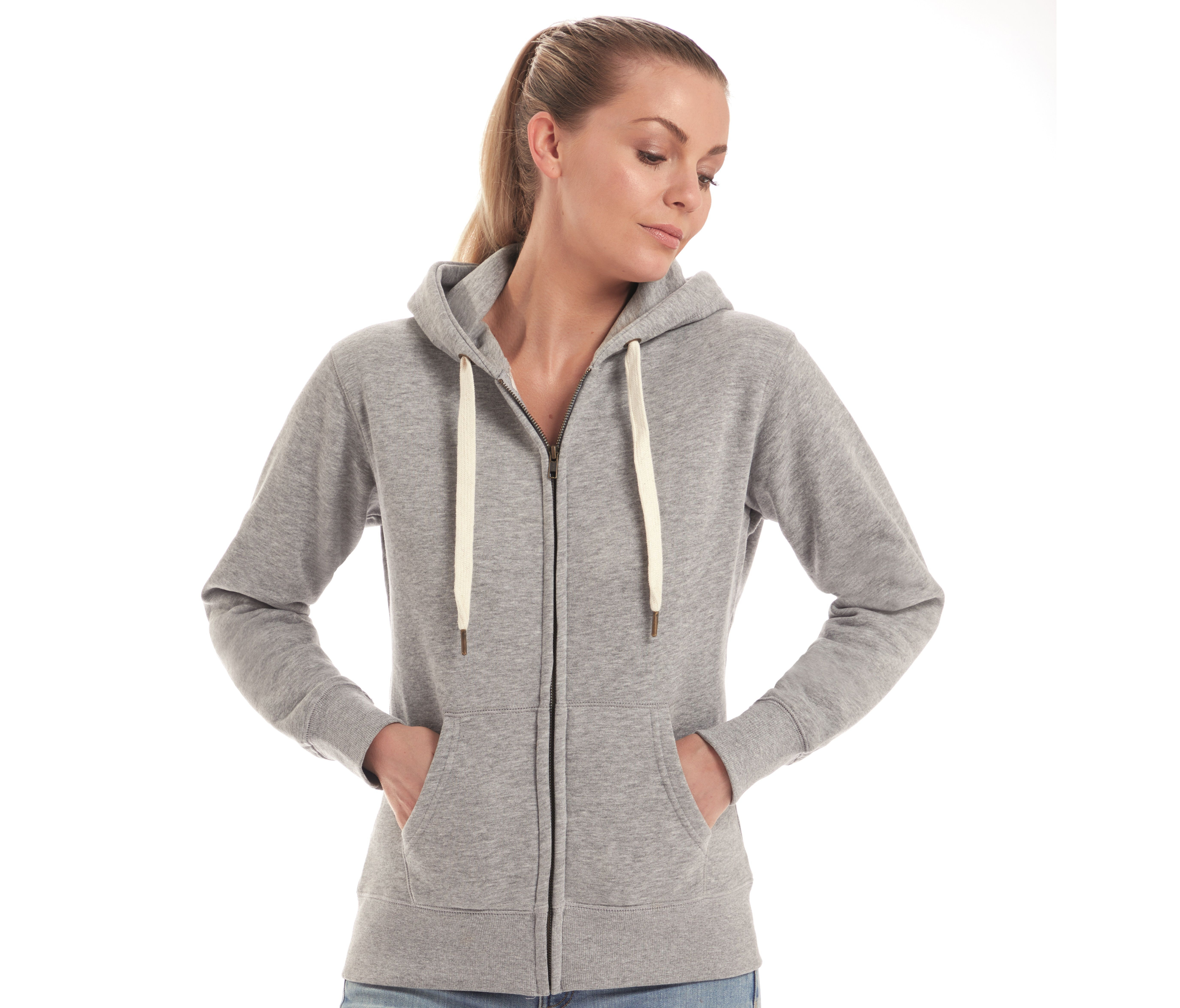 WOMEN'S SUPERSTAR ZIP-THROUGH HOODIE