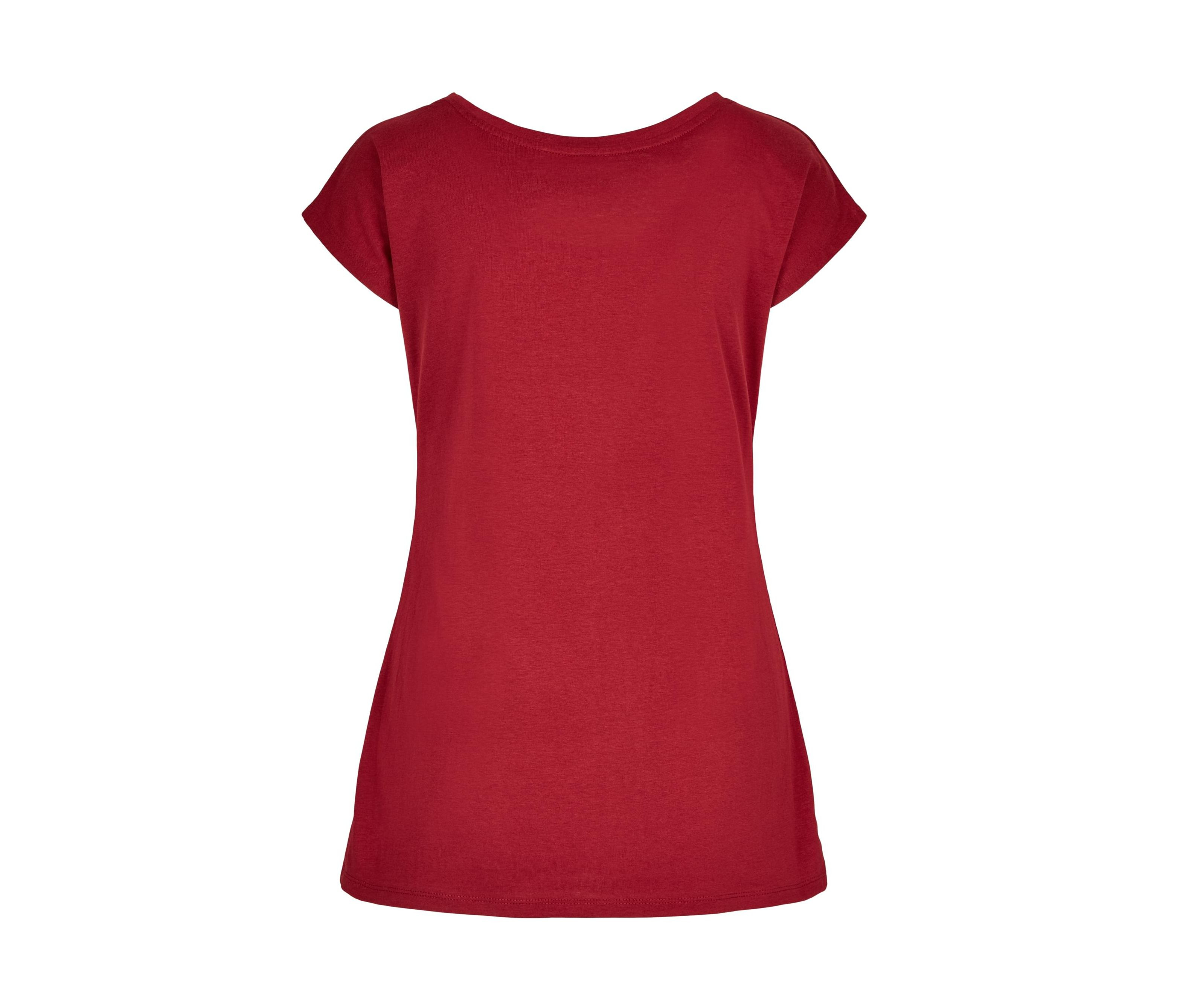 LADIES WIDE NECK TEE