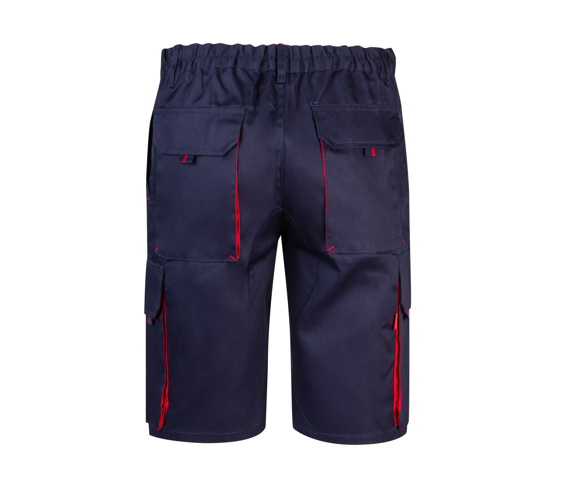 TWO-TONE MULTI-POCKET BERMUDA SHORTS