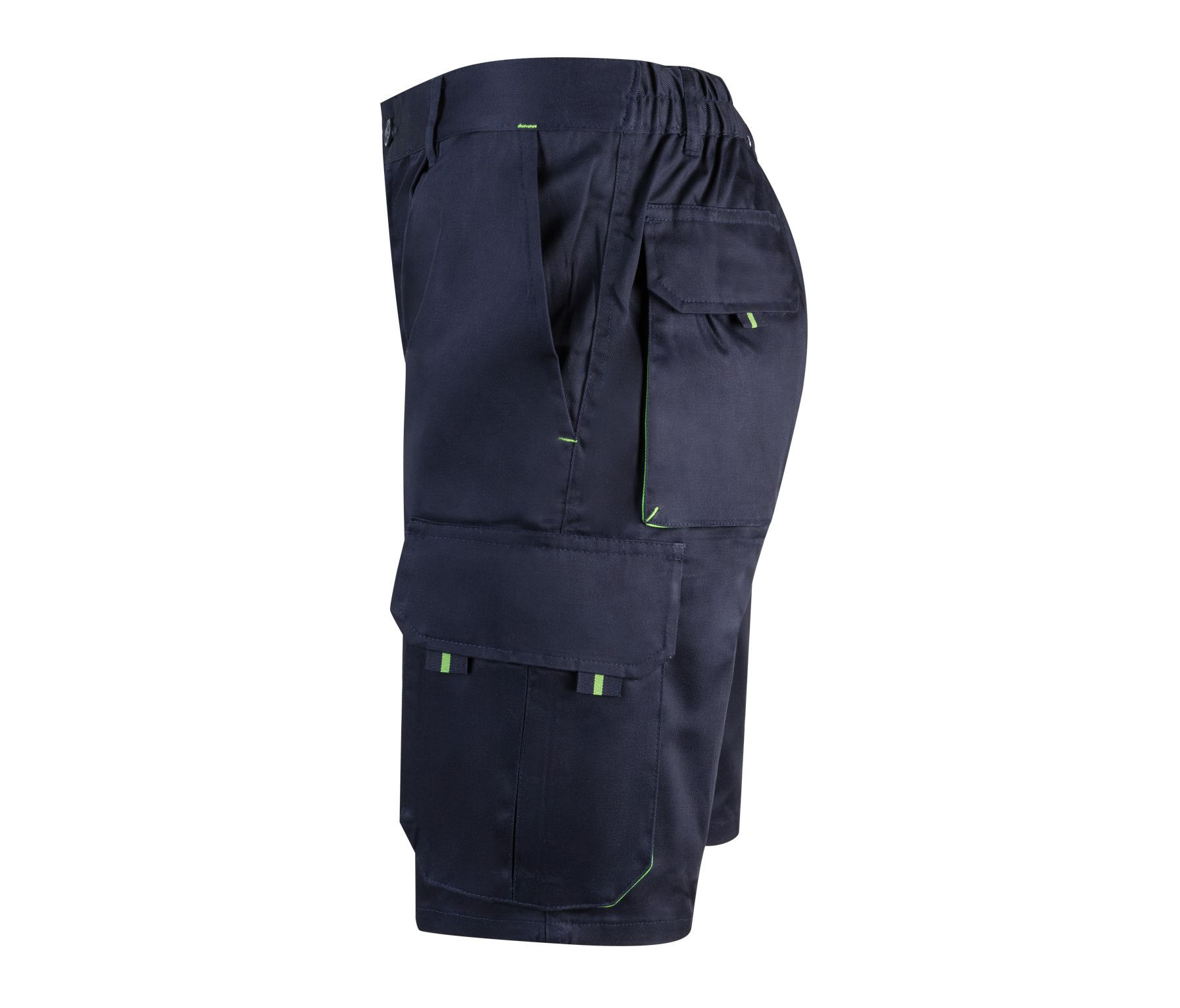 TWO-TONE MULTI-POCKET BERMUDA SHORTS