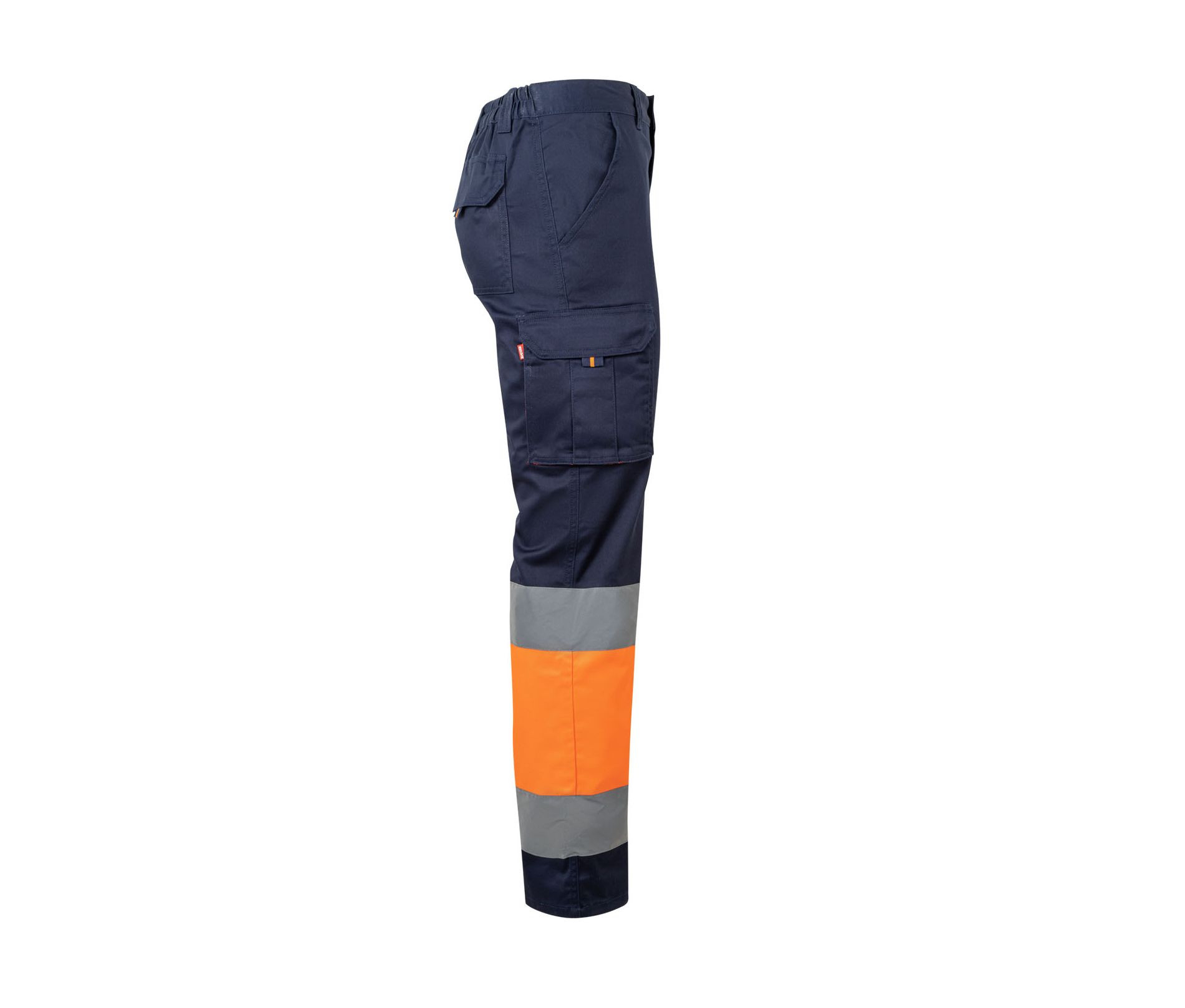TWO-TONE HIGH VISIBILITY MULTI-POCKET STRETCH TROUSERS