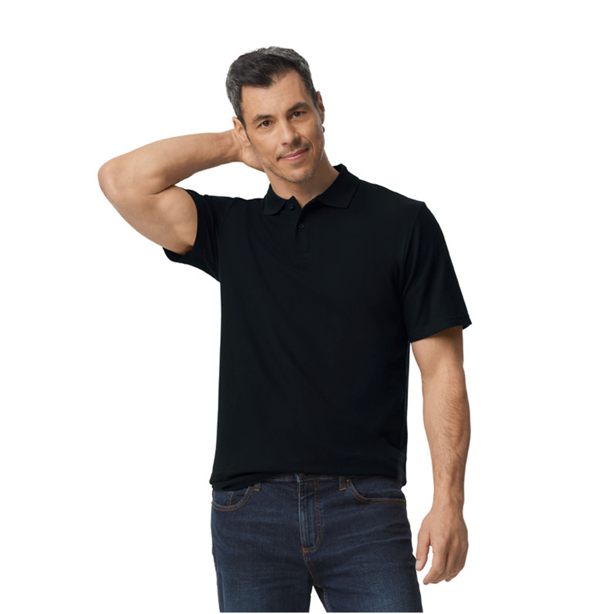 SOFTSTYLE® DOUBLE PIQUÉ POLO MEN