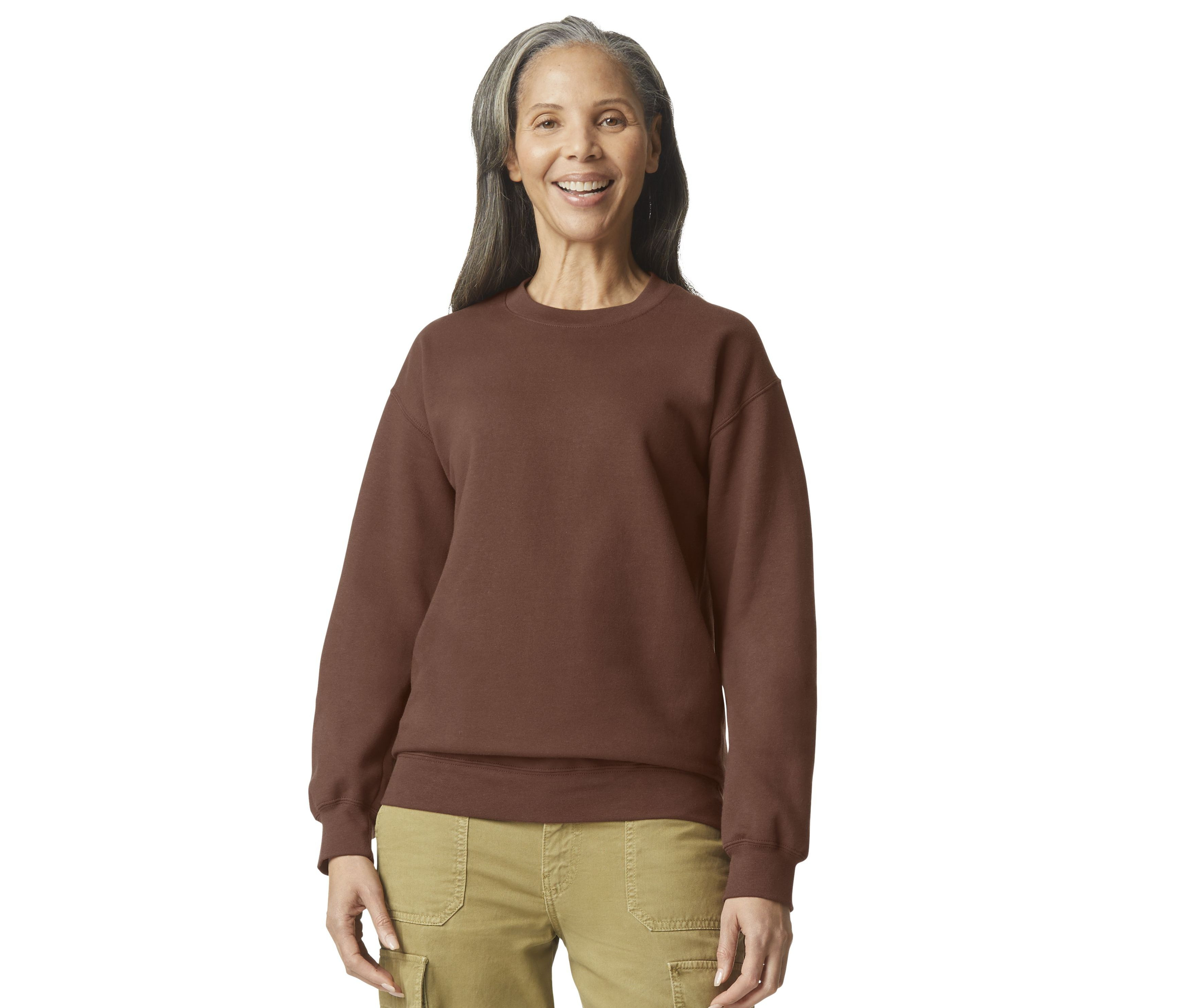 SOFTSTYLE MIDWEIGHT FLEECE ADULT CREWNECK