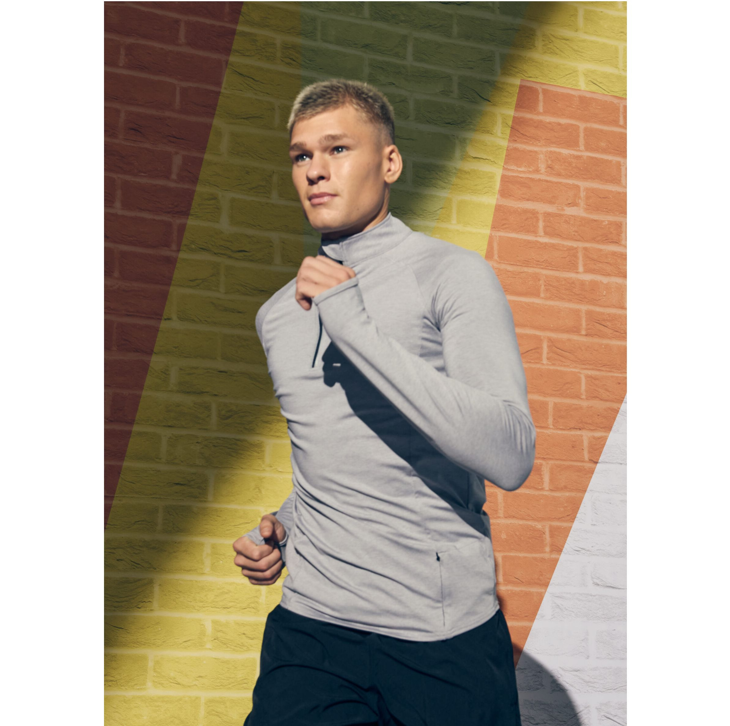 COOL FLEX 1/2 ZIP TOP