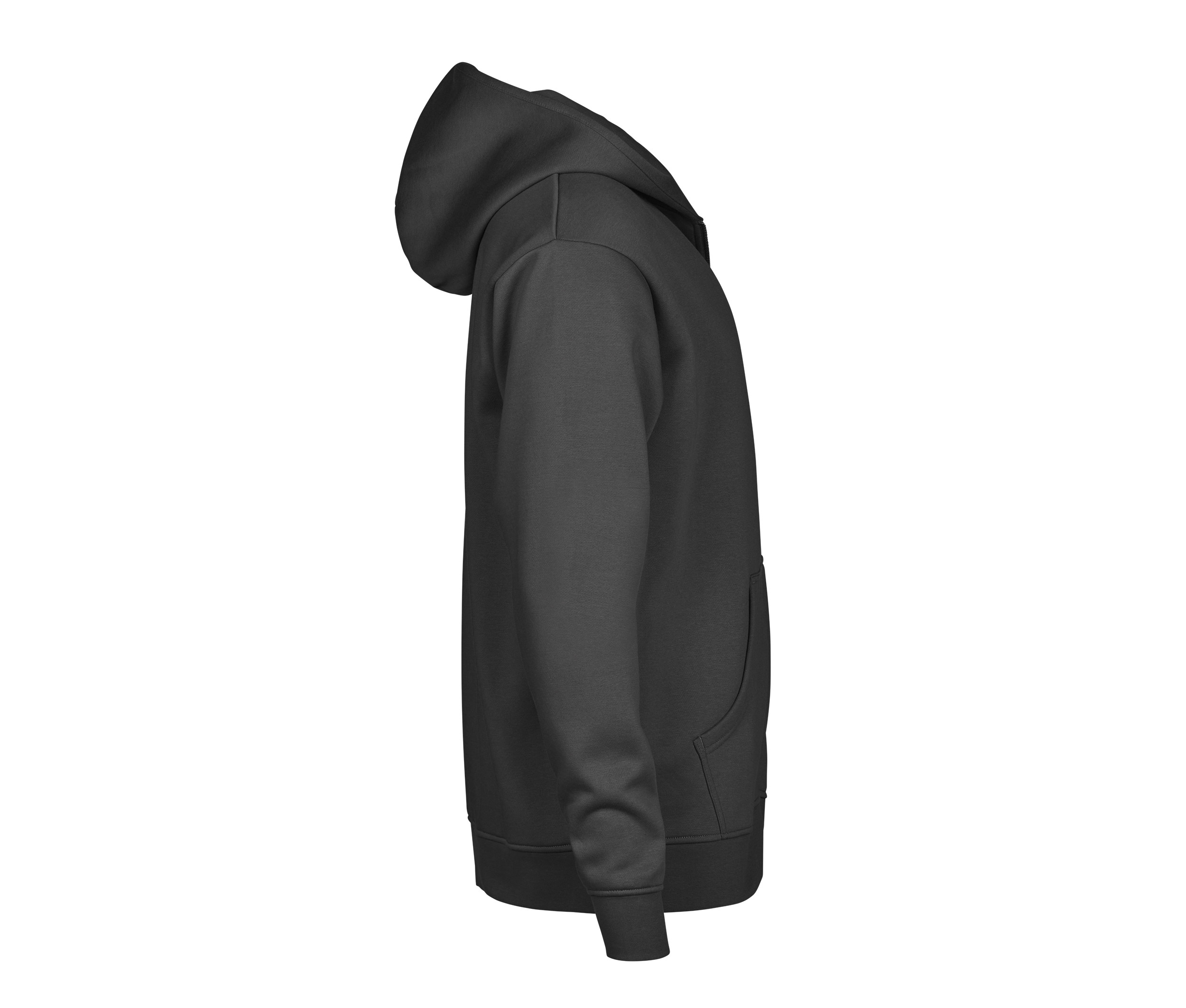 UNLABELED HOODED FULL ZIP SWEATSHIRT