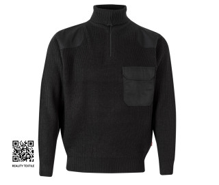 CHUNKY-KNIT TURTLE NECK JUMPER