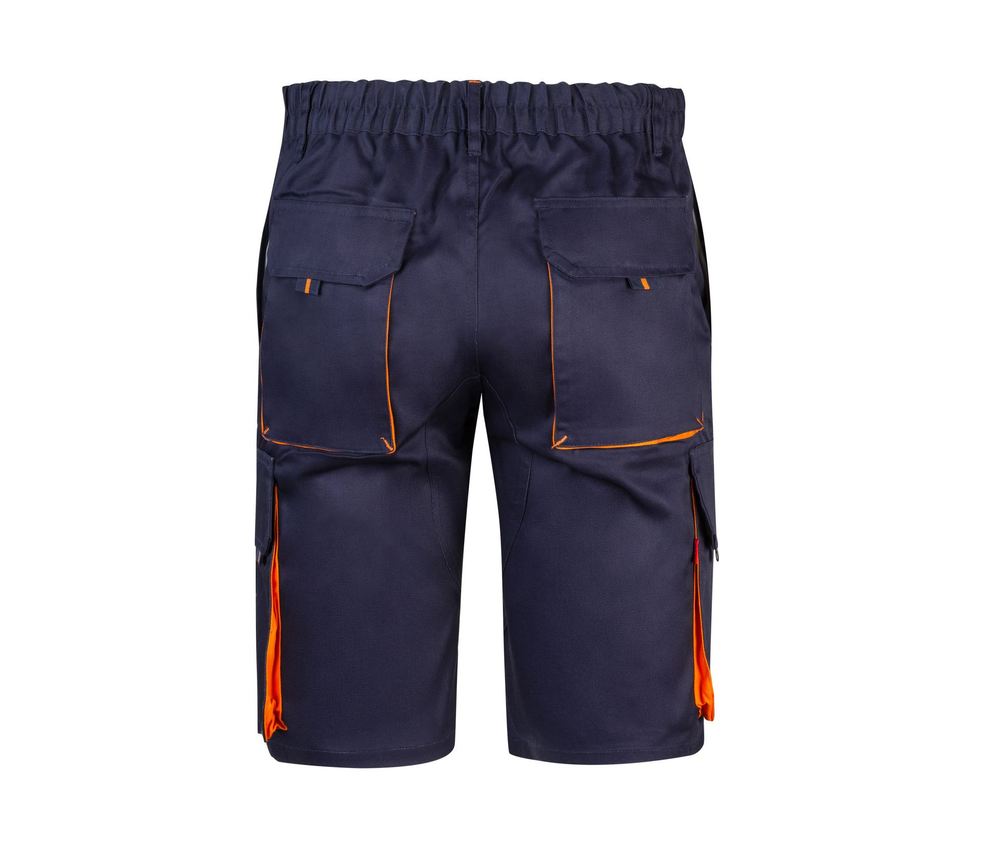 TWO-TONE MULTI-POCKET BERMUDA SHORTS