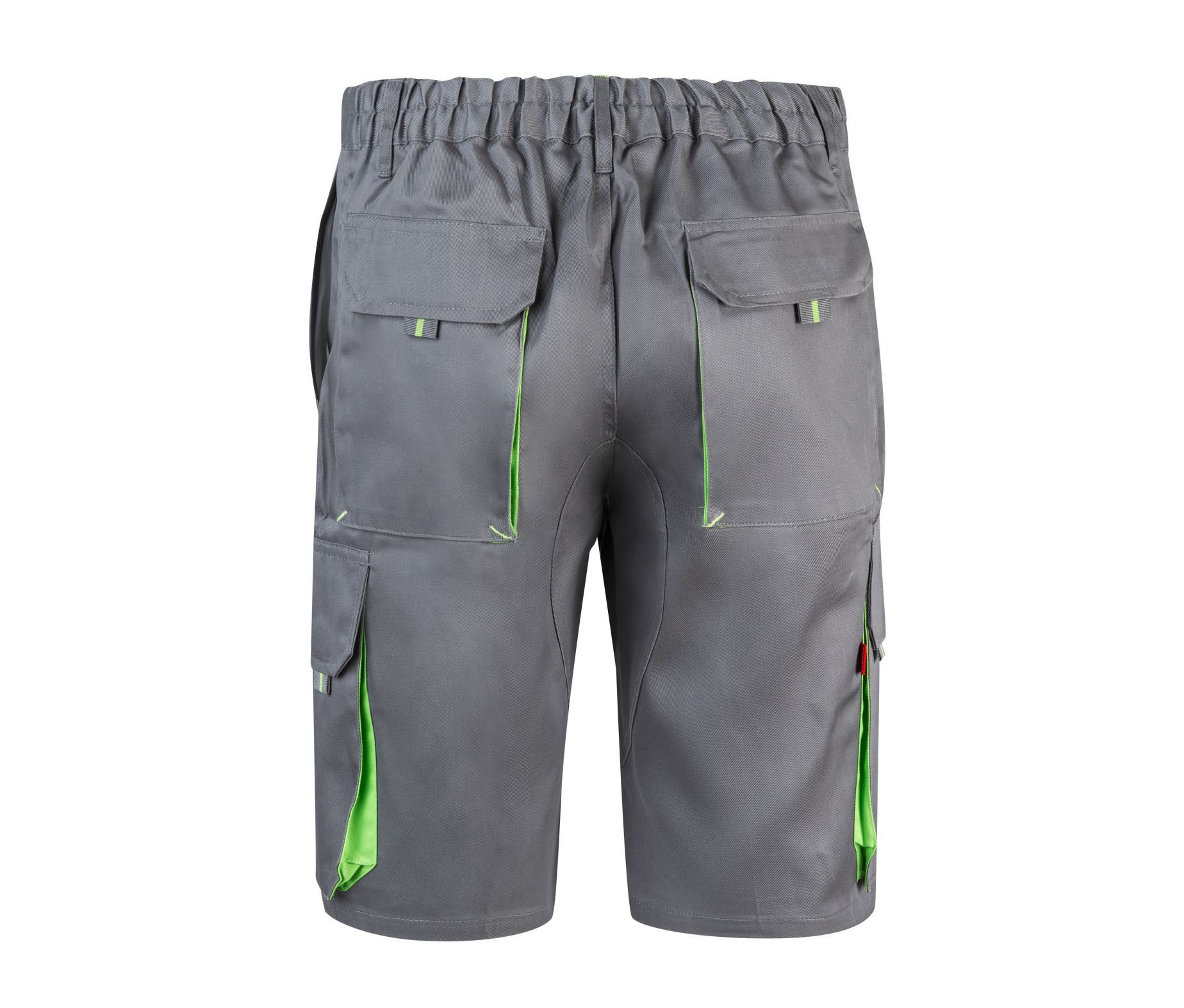 TWO-TONE MULTI-POCKET BERMUDA SHORTS