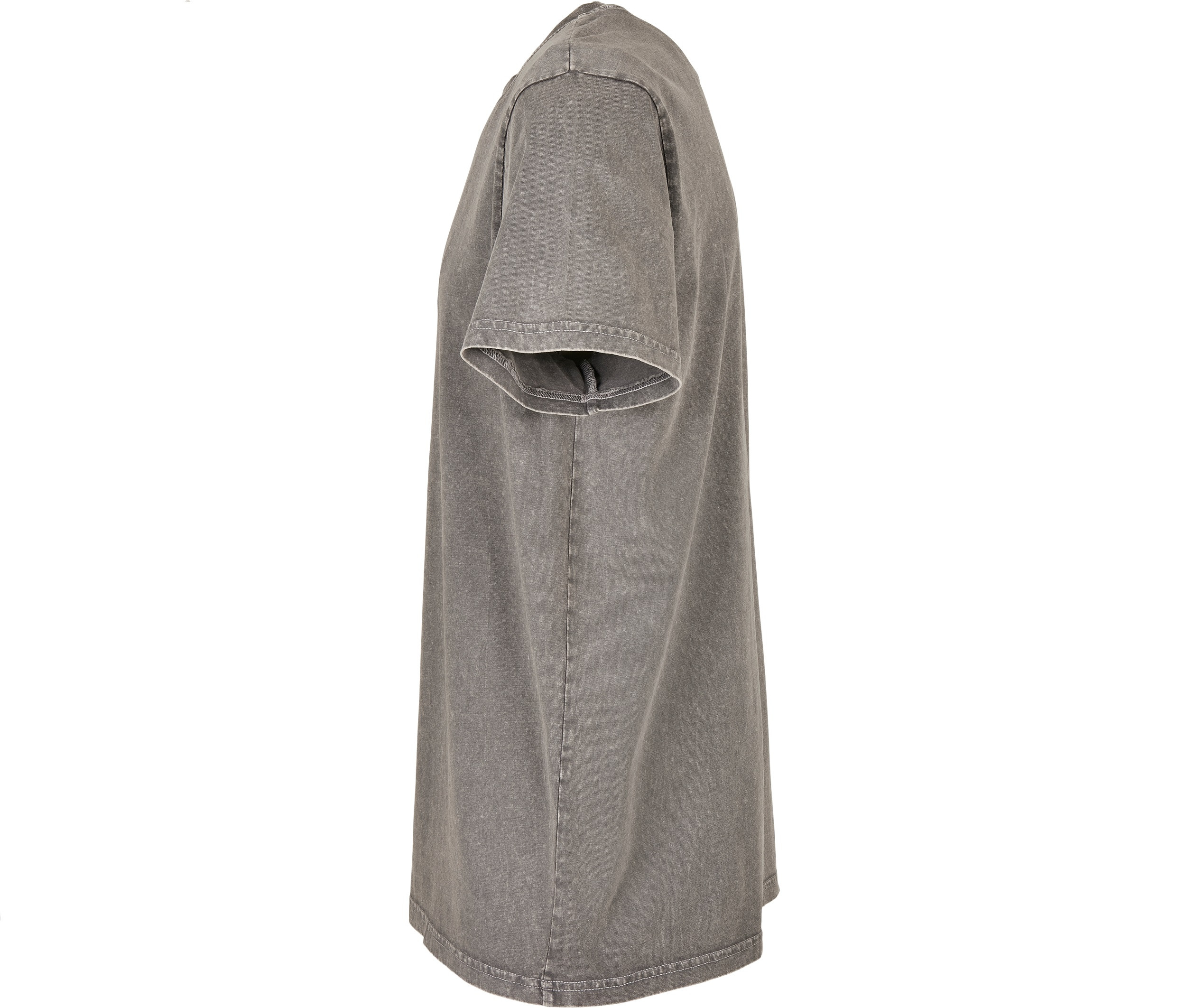 ACID WASHED ROUND NECK TEE