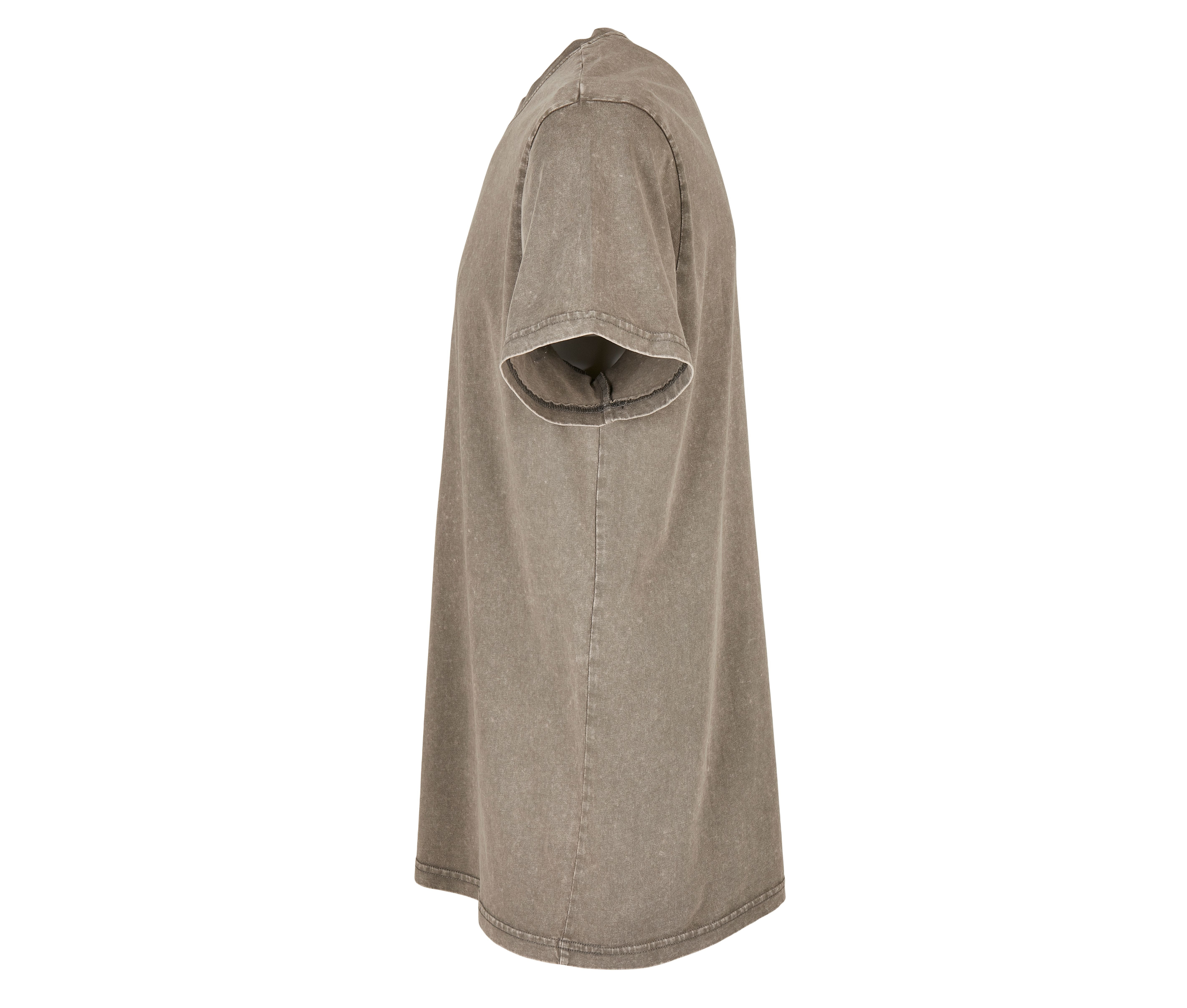 ACID WASHED ROUND NECK TEE