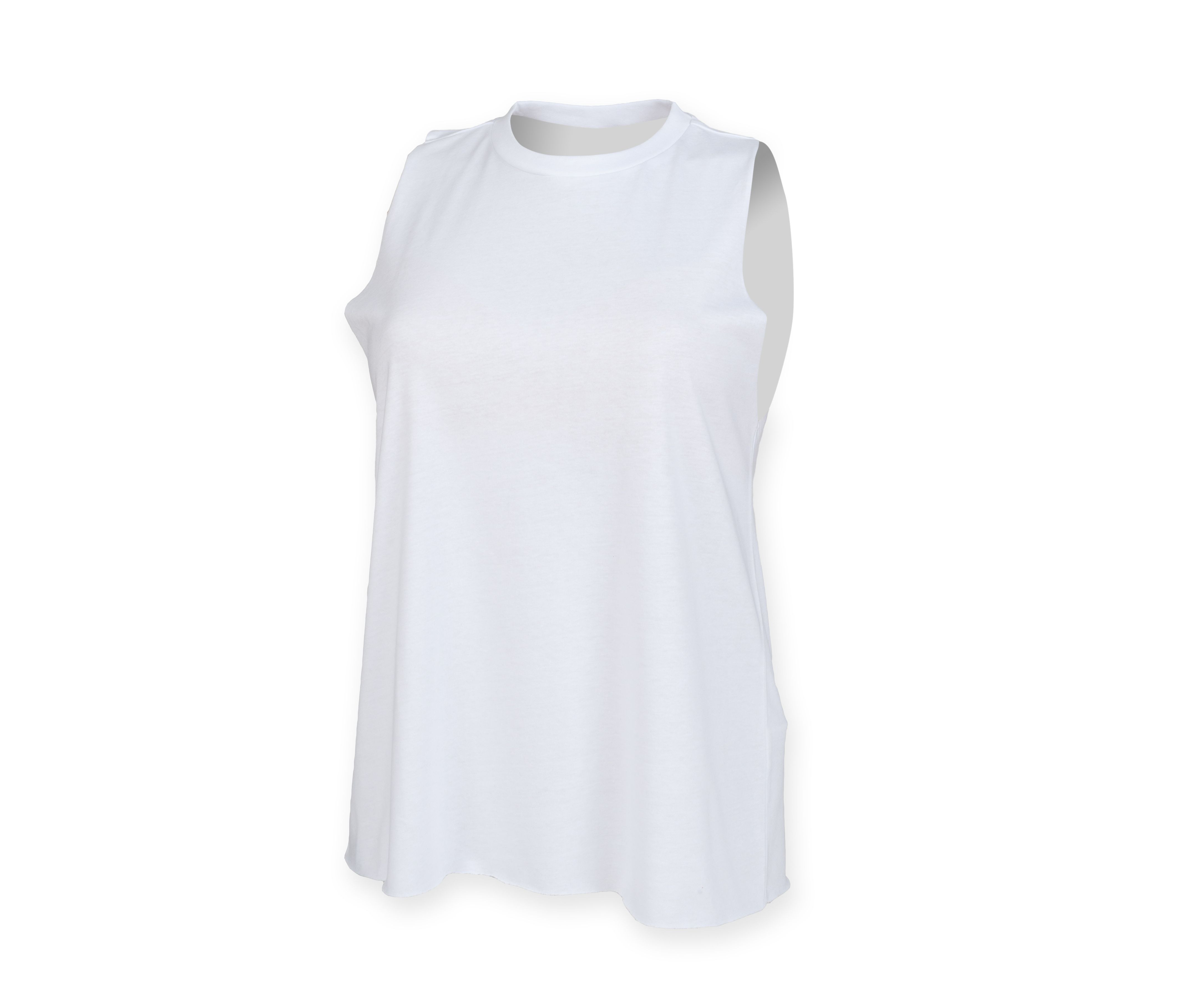 WOMEN’S HIGH NECK SLASH ARMHOLE VEST
