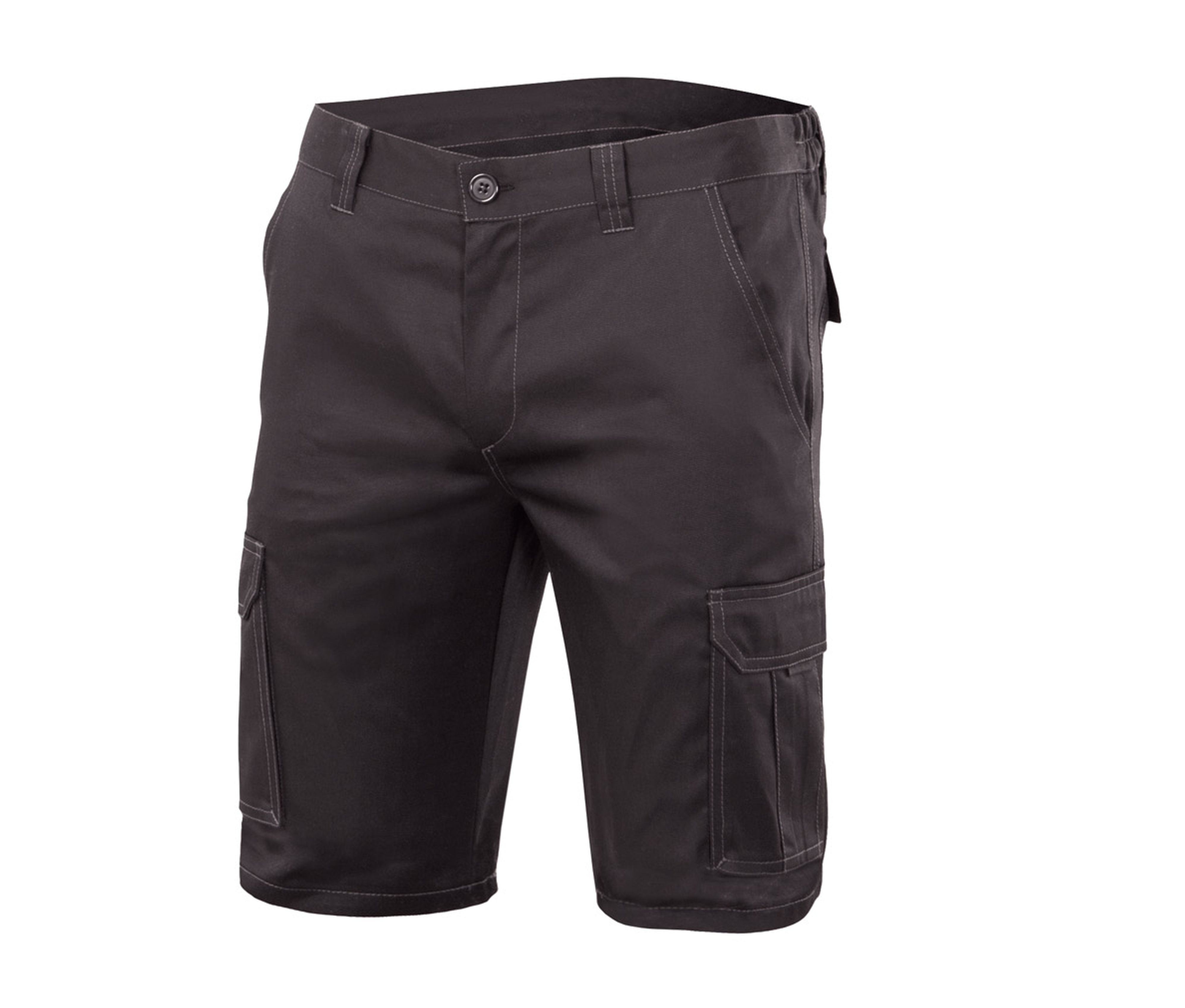 MULTI-POCKET STRETCH BERMUDA SHORTS
