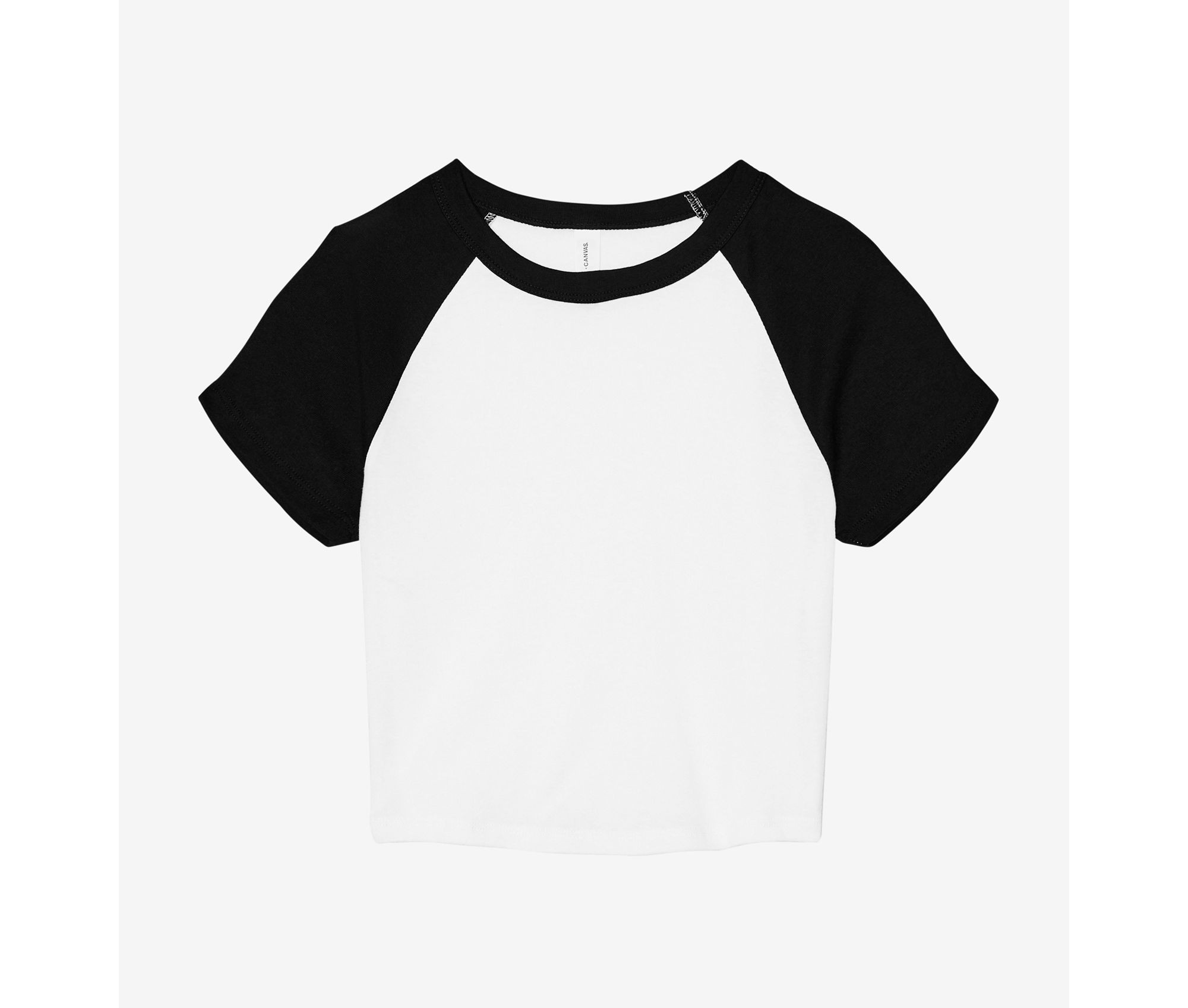 WOMEN'S MICRO RIB RAGLAN BABY TEE