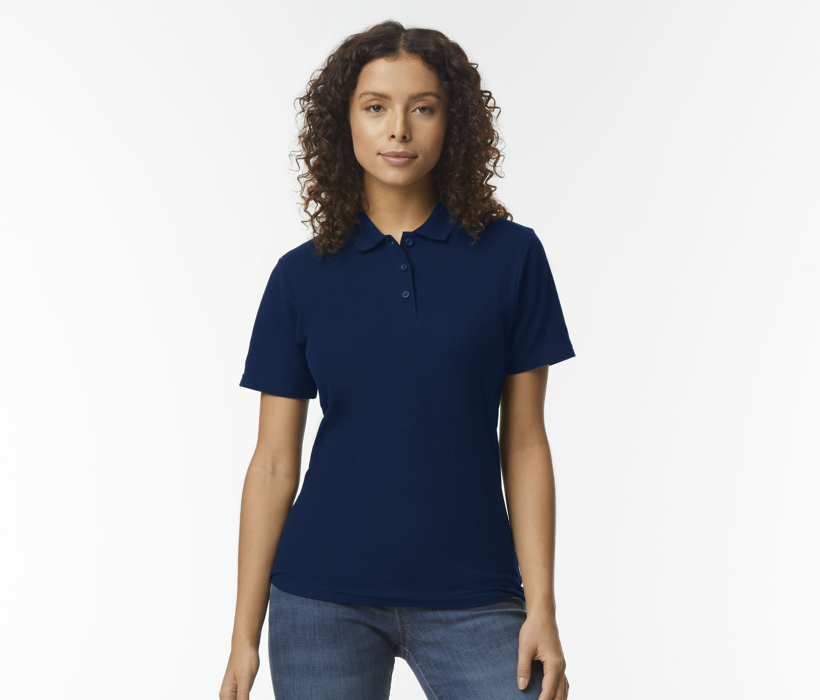 SOFTSTYLE® DOUBLE PIQUÉ POLO WOMEN