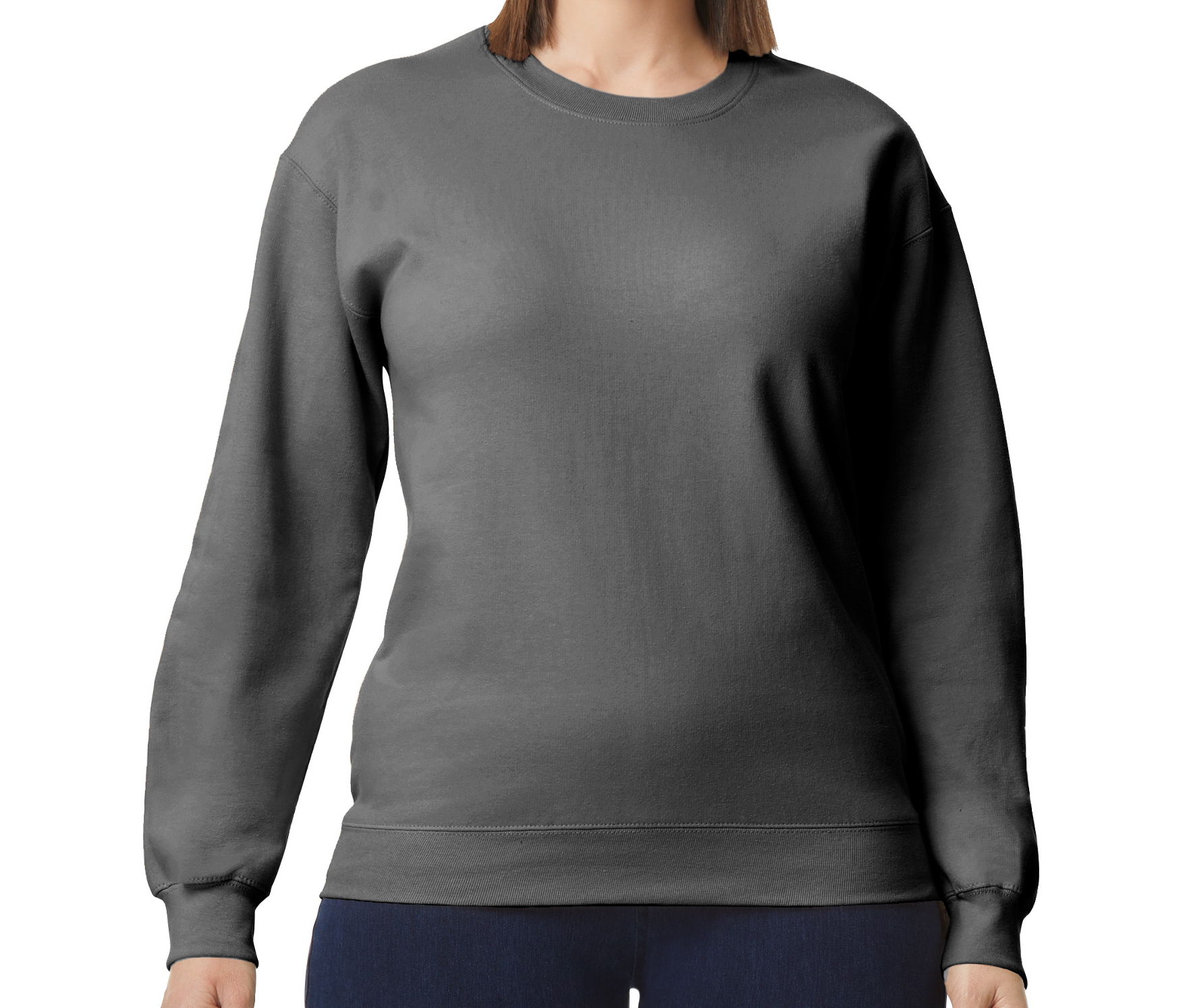 SOFTSTYLE MIDWEIGHT FLEECE ADULT CREWNECK