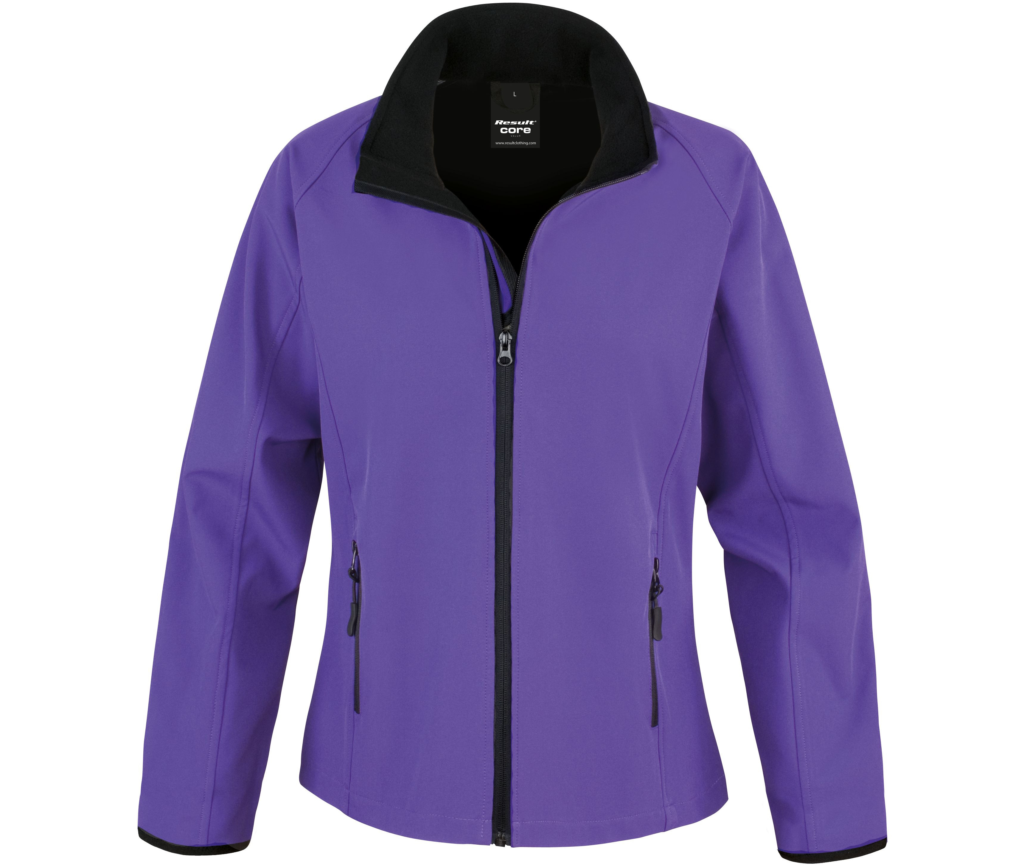WOMENS PRINTABLE SOFTSHELL JACKET