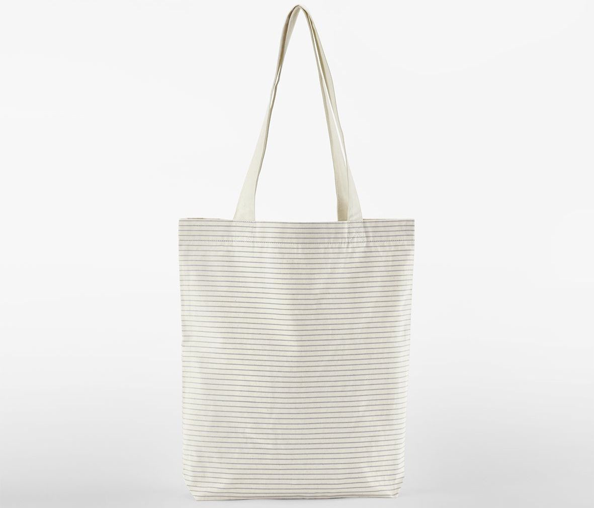 STRIPED ORGANIC COTTON TOTE