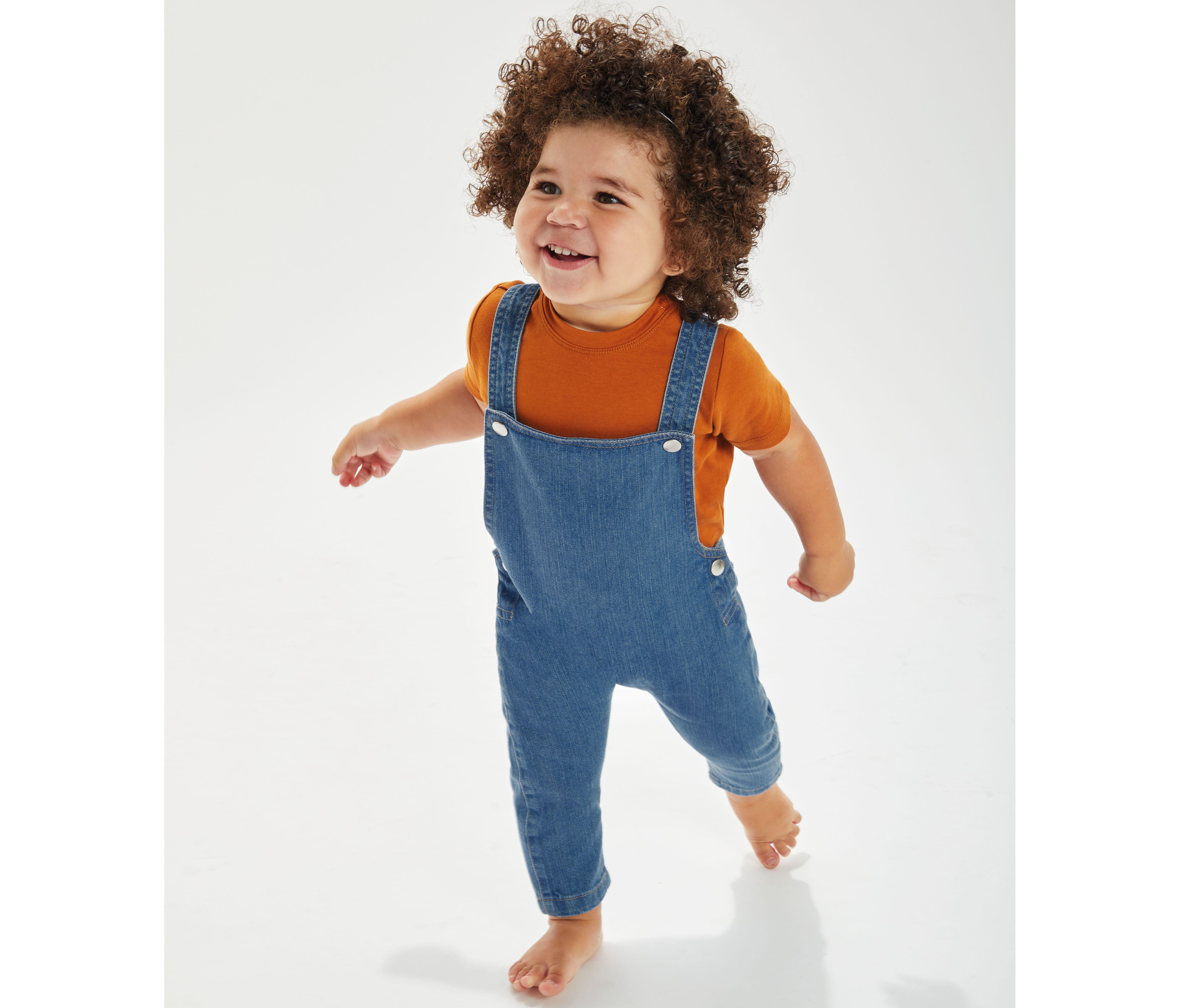 BABY ROCKS DENIM DUNGAREES