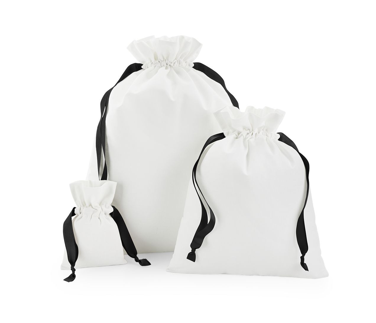 COTTON GIFT BAG WITH RIBBON DRAWSTRING