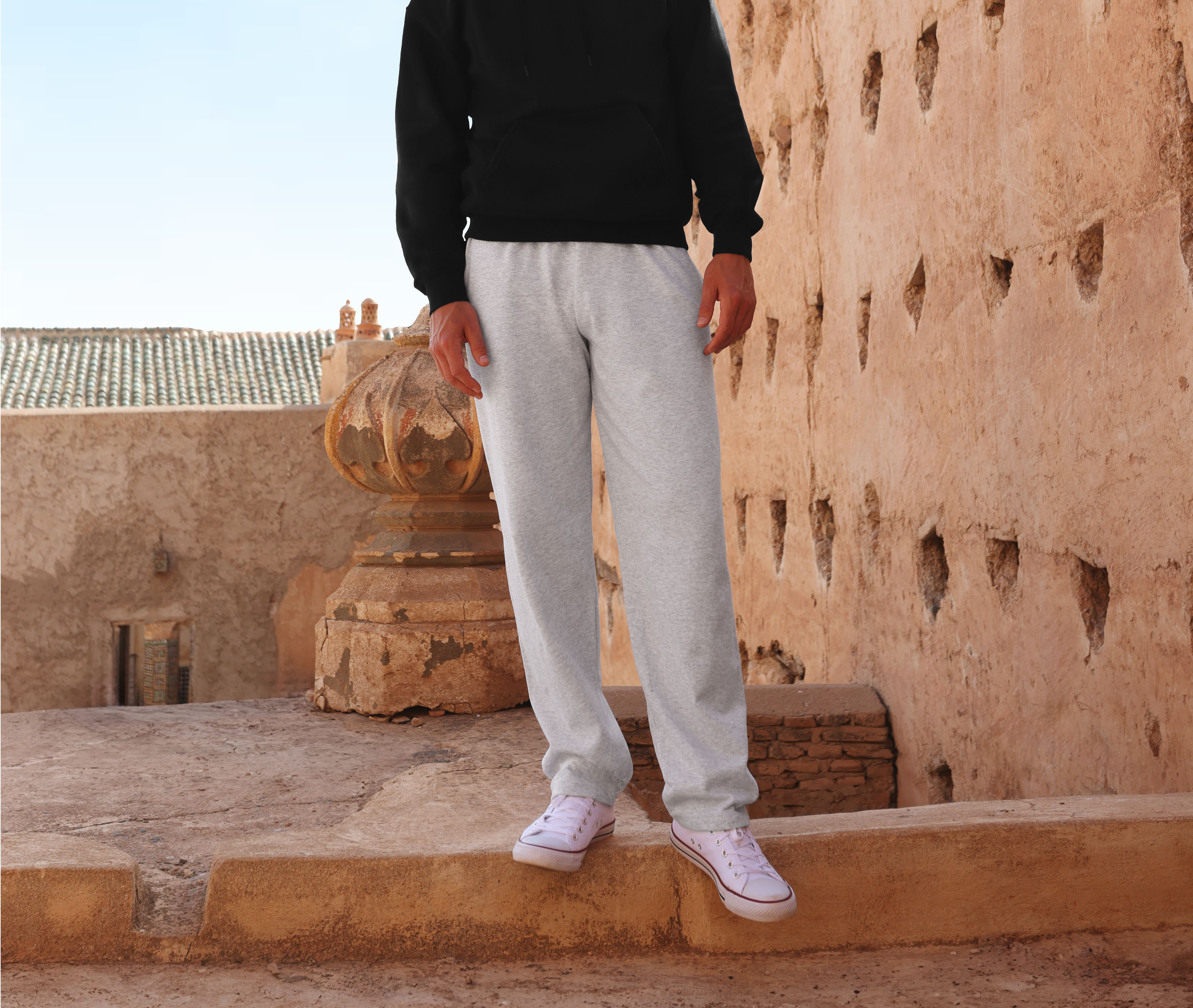 ICONIC 250 OPEN HEM JOG PANTS