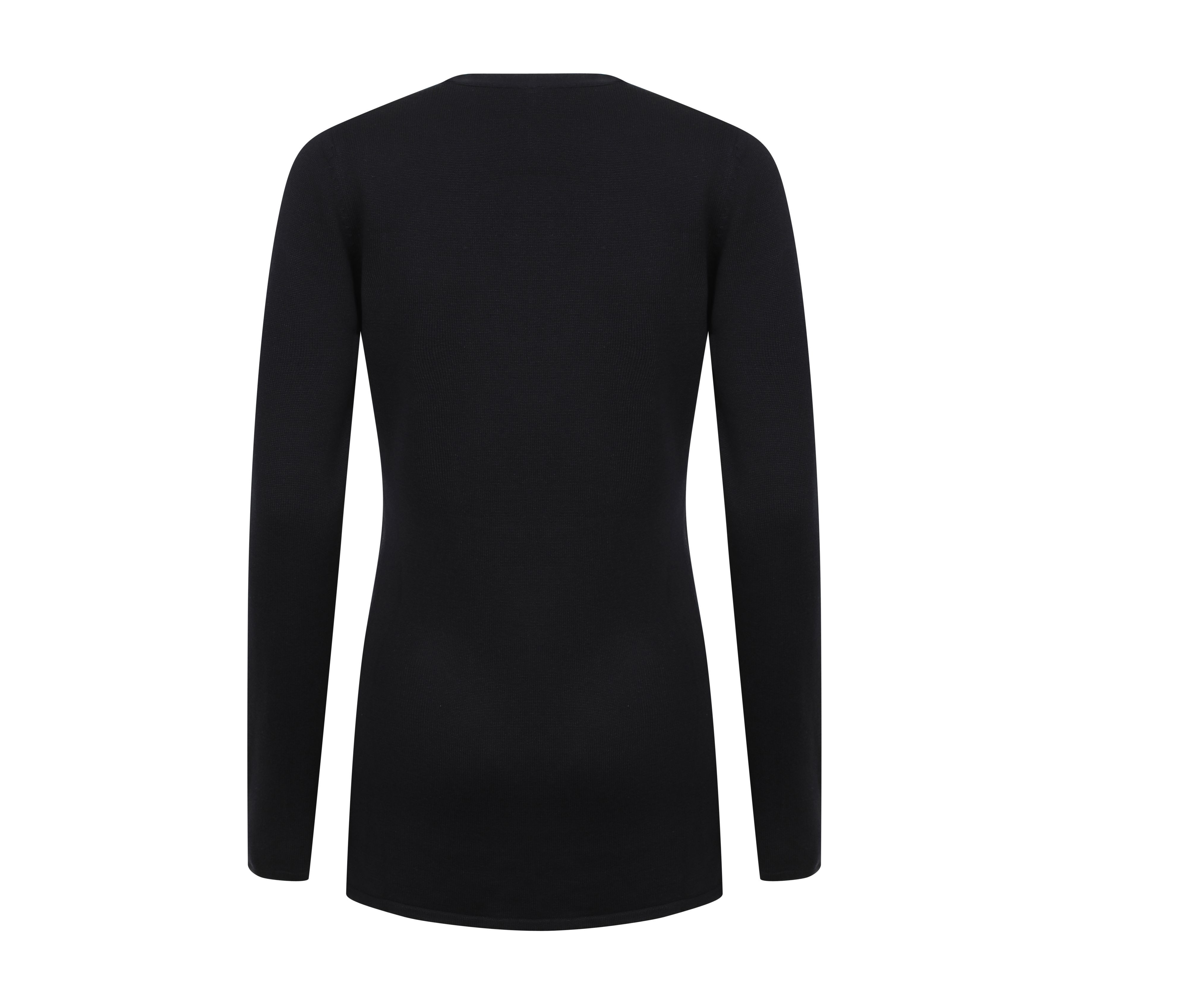 LADIES V BUTTON CARDIGAN