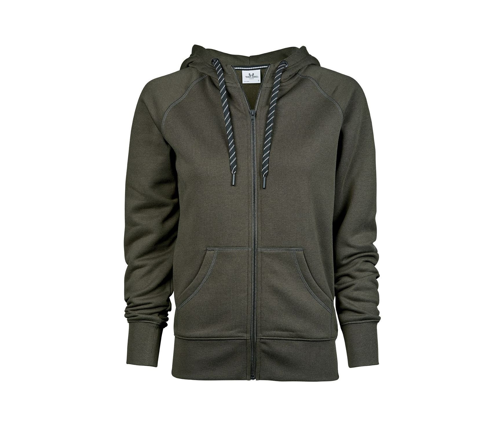 LADIES FASHION FULL ZIP HOOD