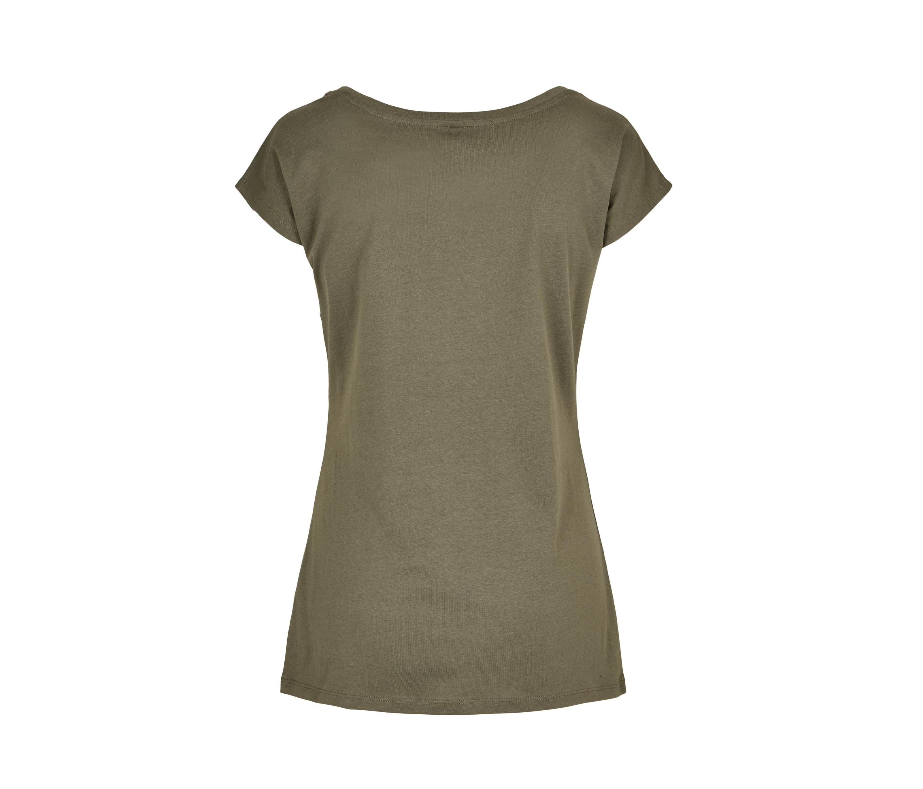 LADIES WIDE NECK TEE