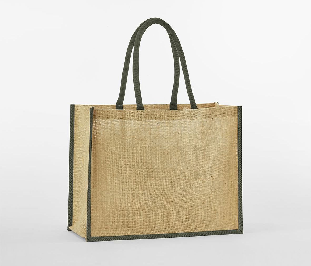 NATURAL STARCHED JUTE CLASSIC SHOPPER