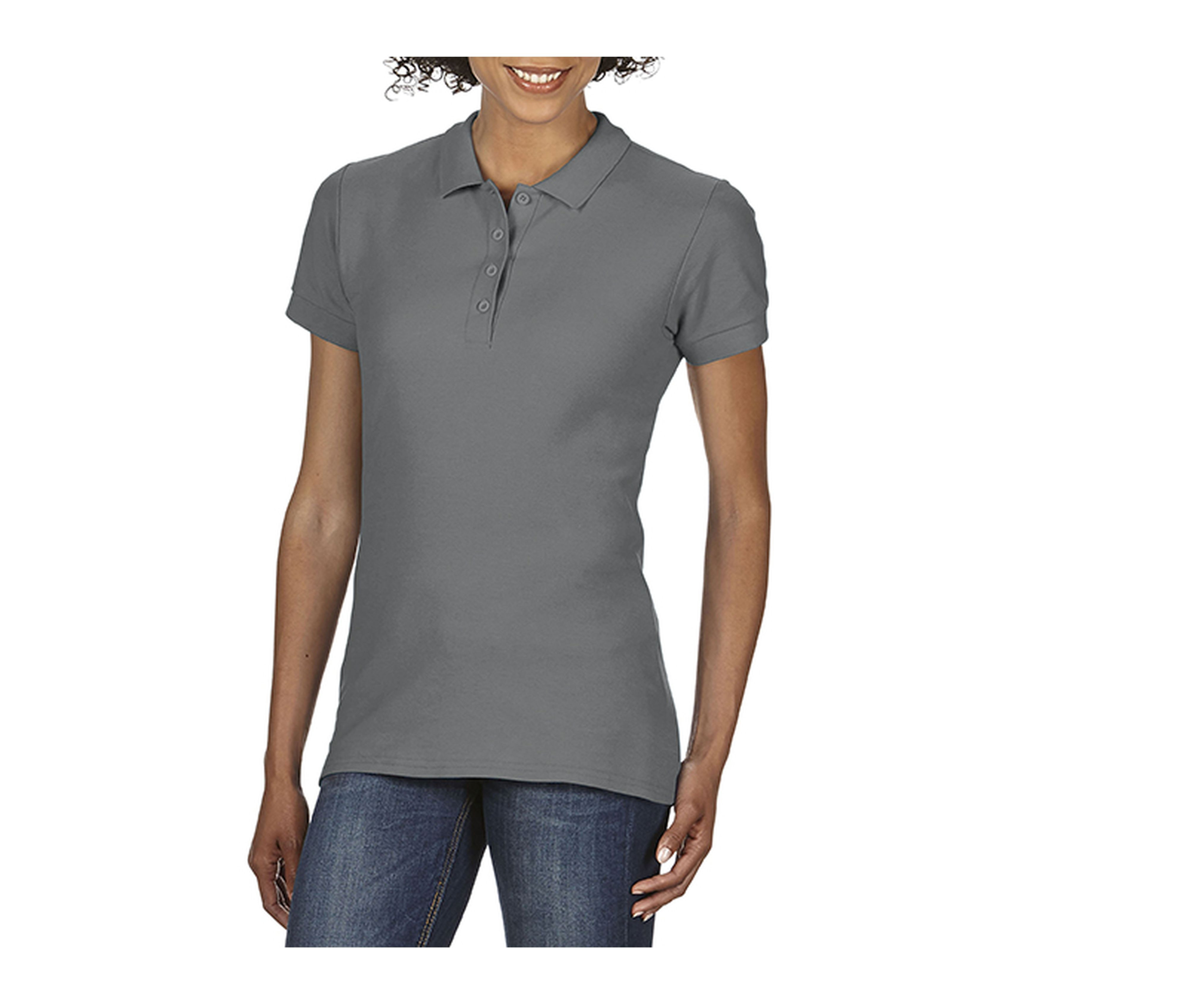 SOFTSTYLE DOUBLE PIQUÉ POLO WOMEN