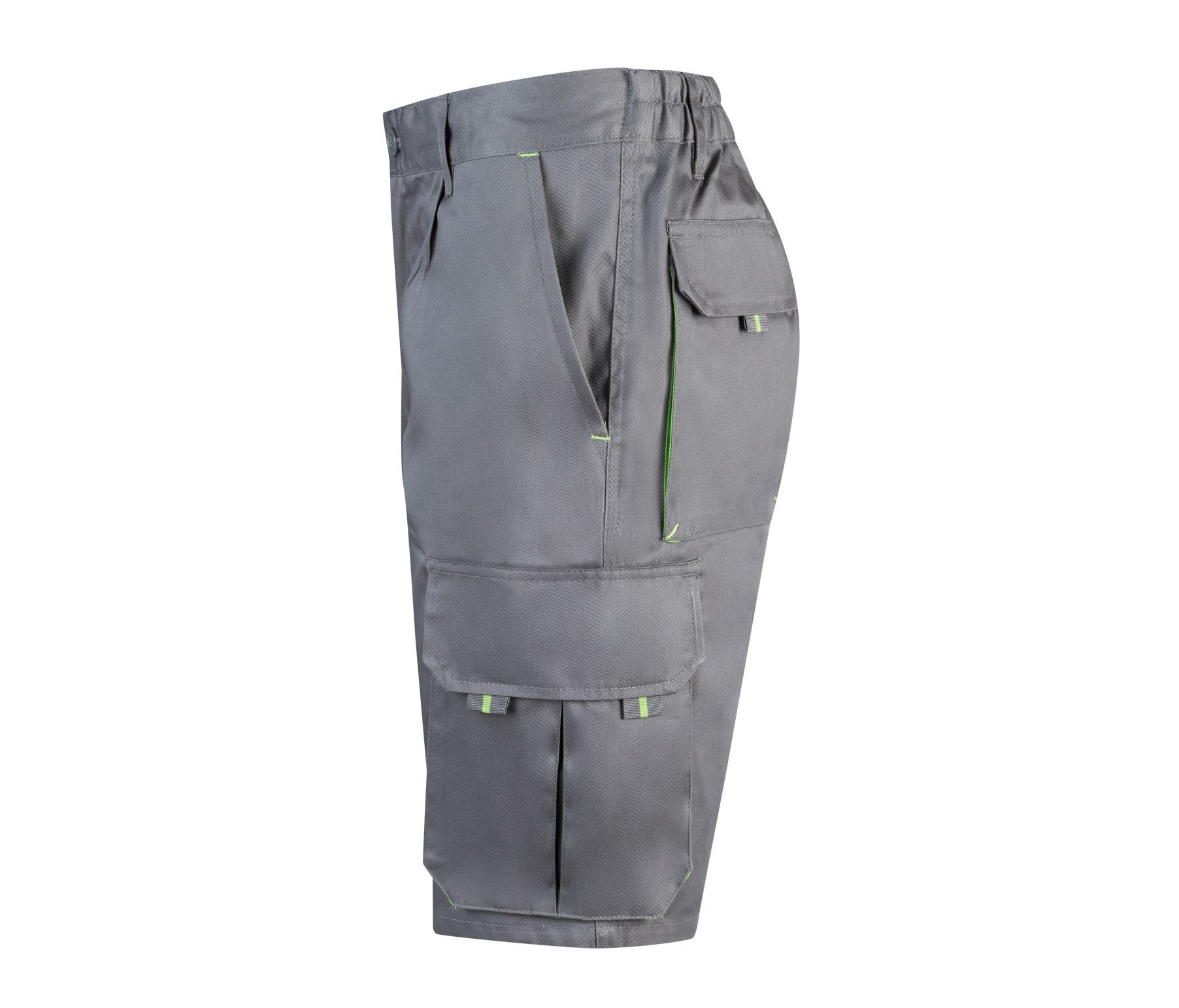 TWO-TONE MULTI-POCKET BERMUDA SHORTS