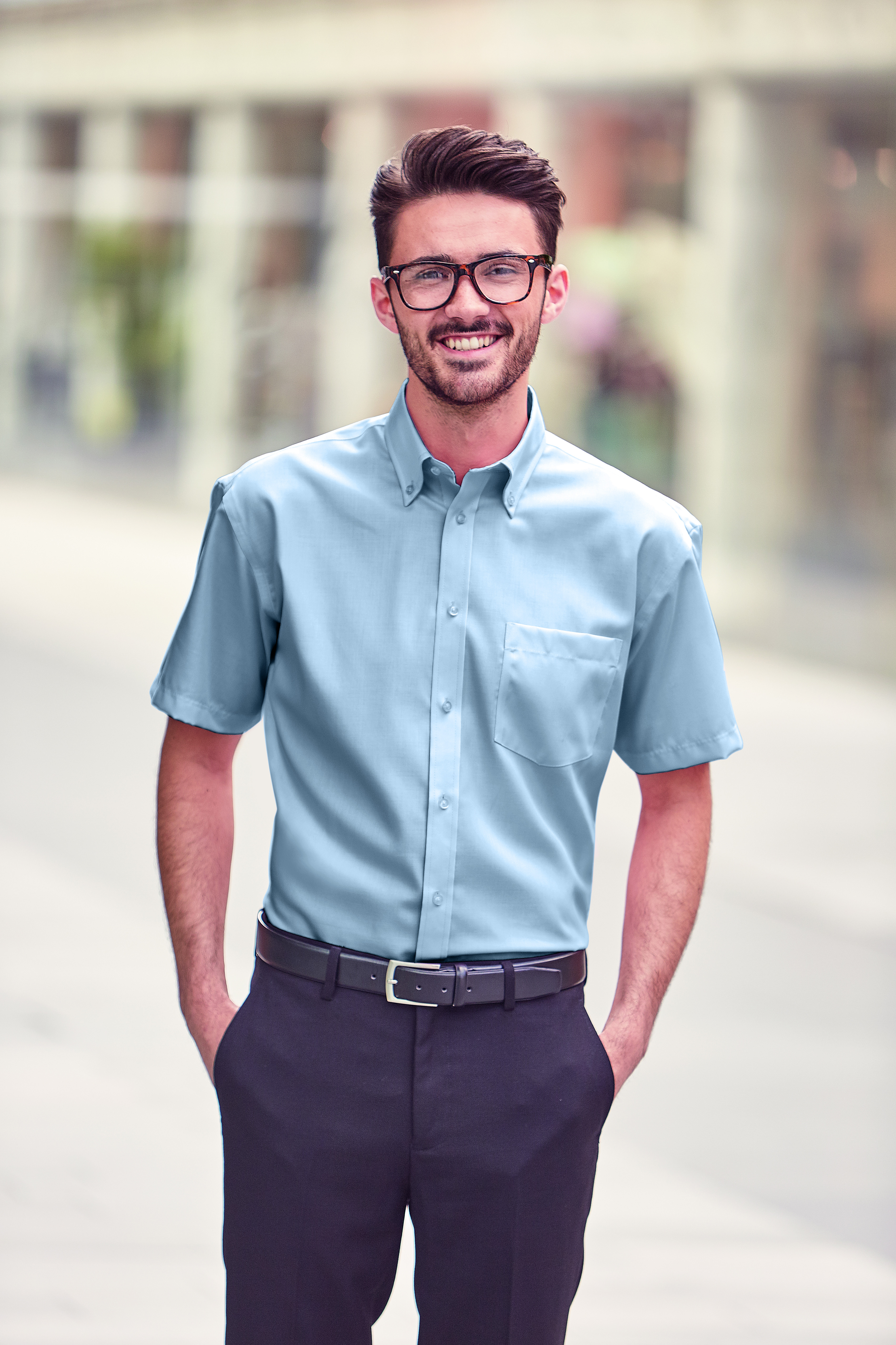 MEN'S SHORT SLEEVE CLASSIC ULTIMATE NON-IRON SHIRT