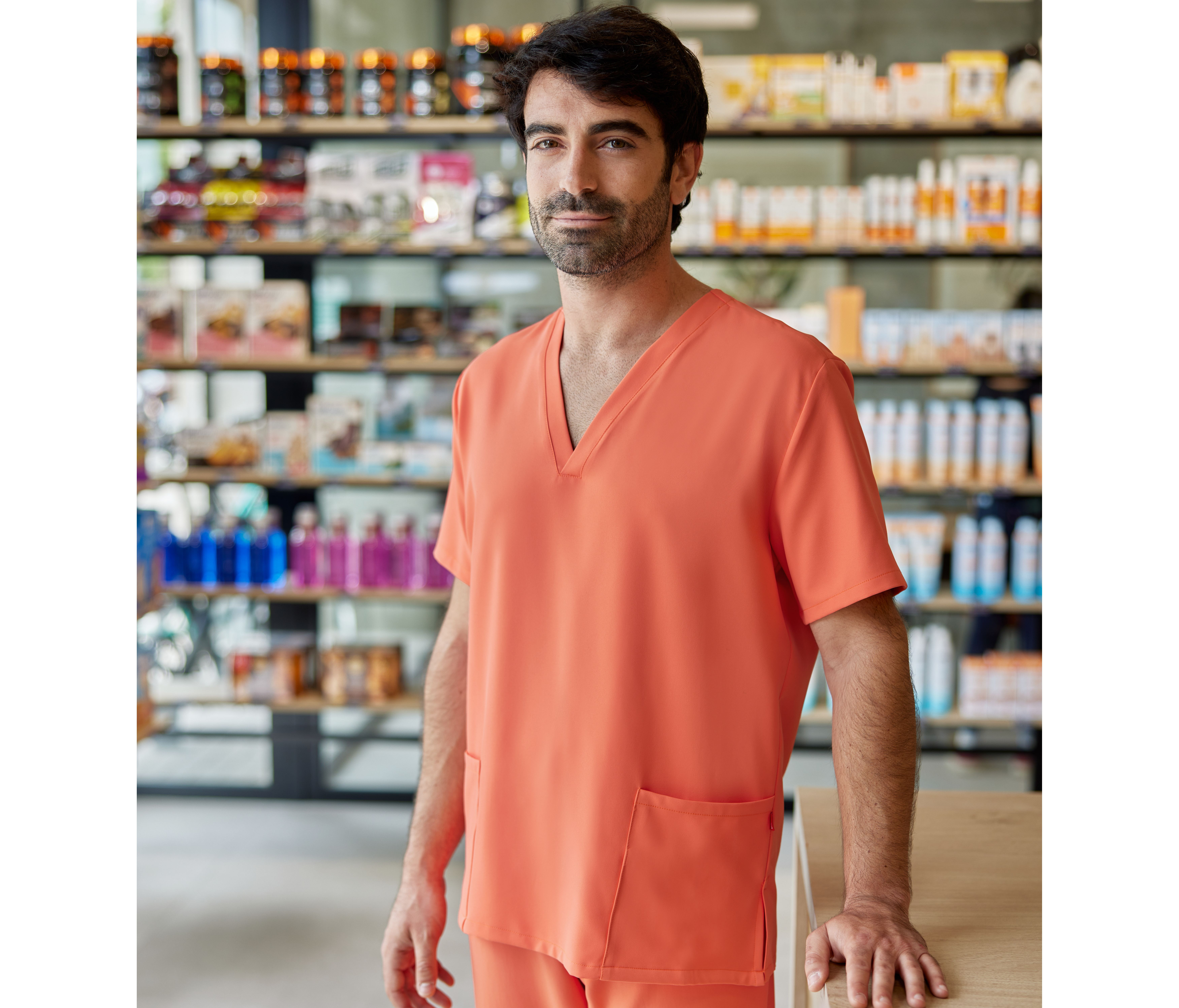 MICROFIBER SCRUB TOP