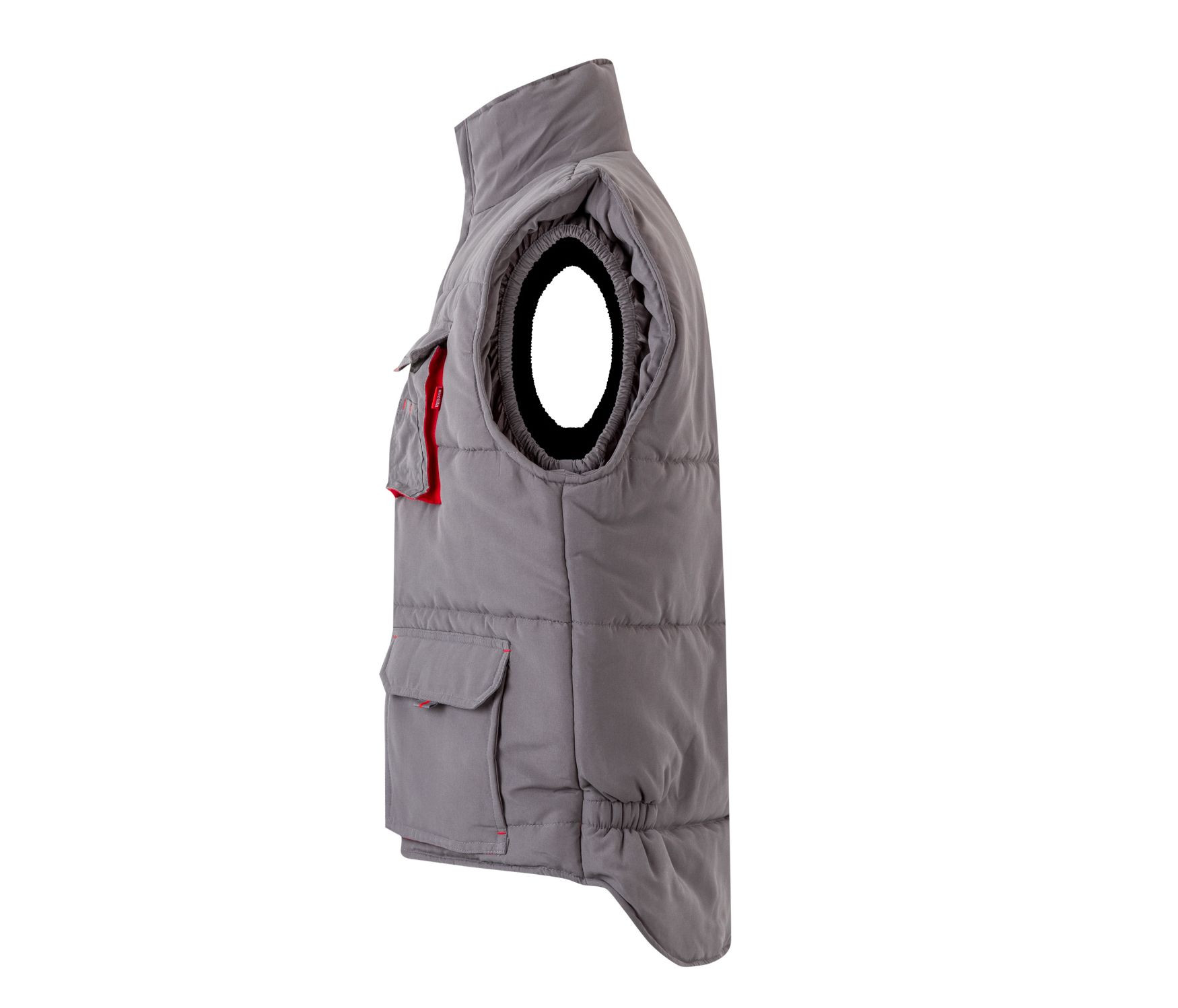 TWO-TONE MULTI-POCKET PADDED VEST