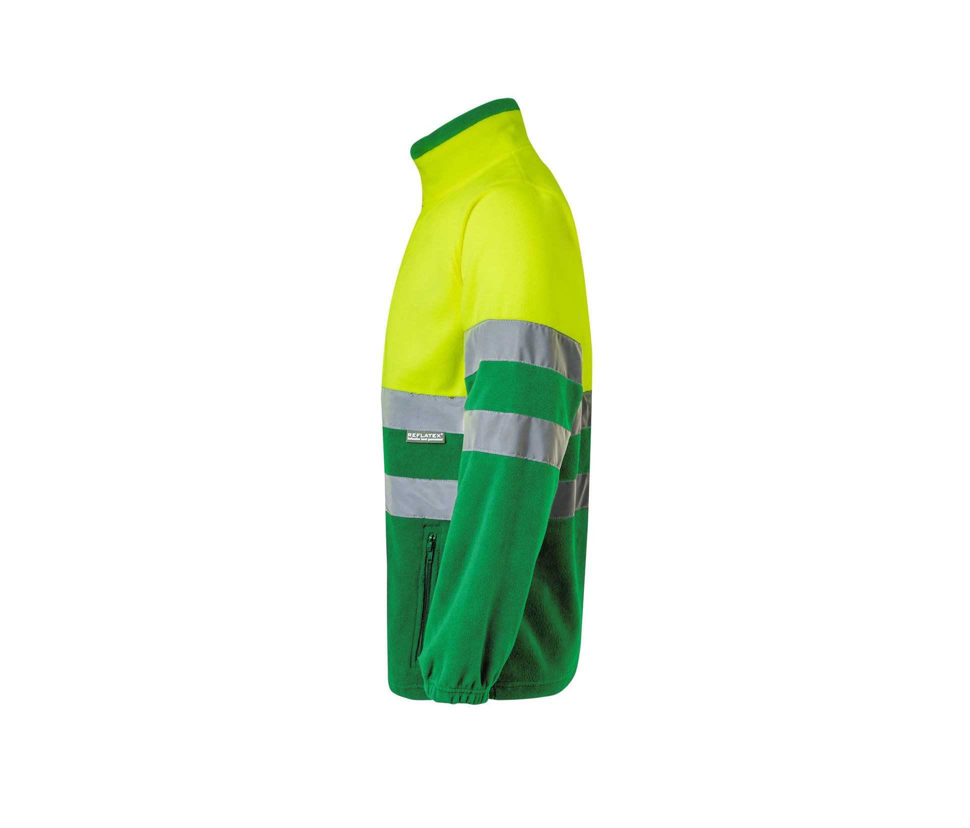 TWO-TONE HIGH VISIBILITY FLEECE JACKET