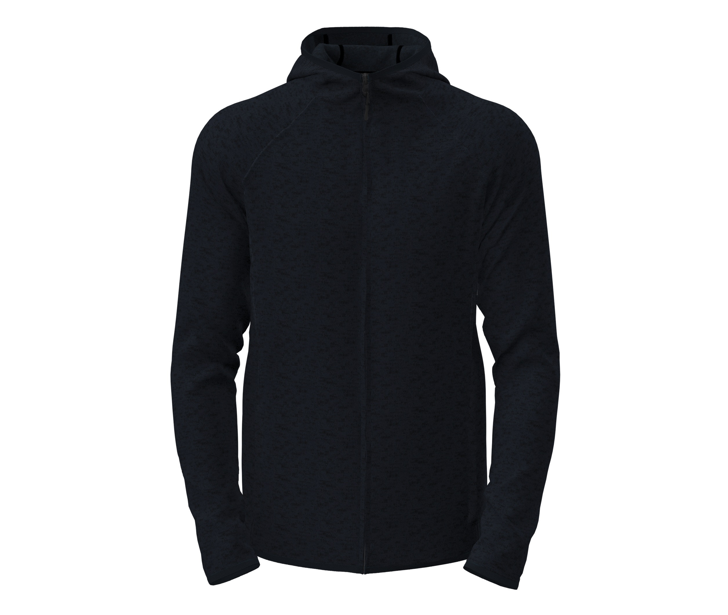 LUX HOODED KNITFLEECE JACKET FOR MEN