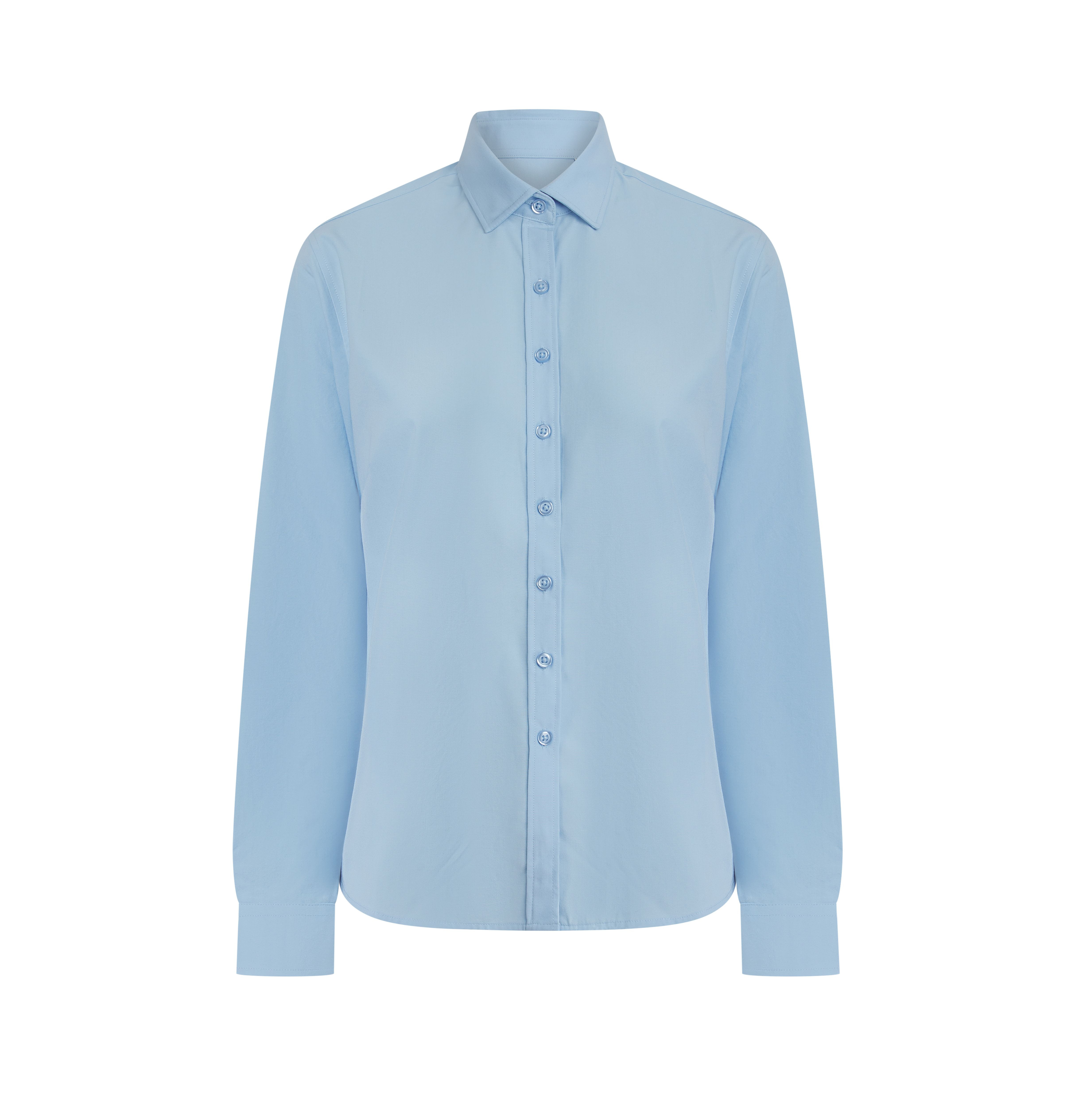 LADIES' LONG SLEEVED 'COTTON FEEL' COOLPLUS® SHIRT