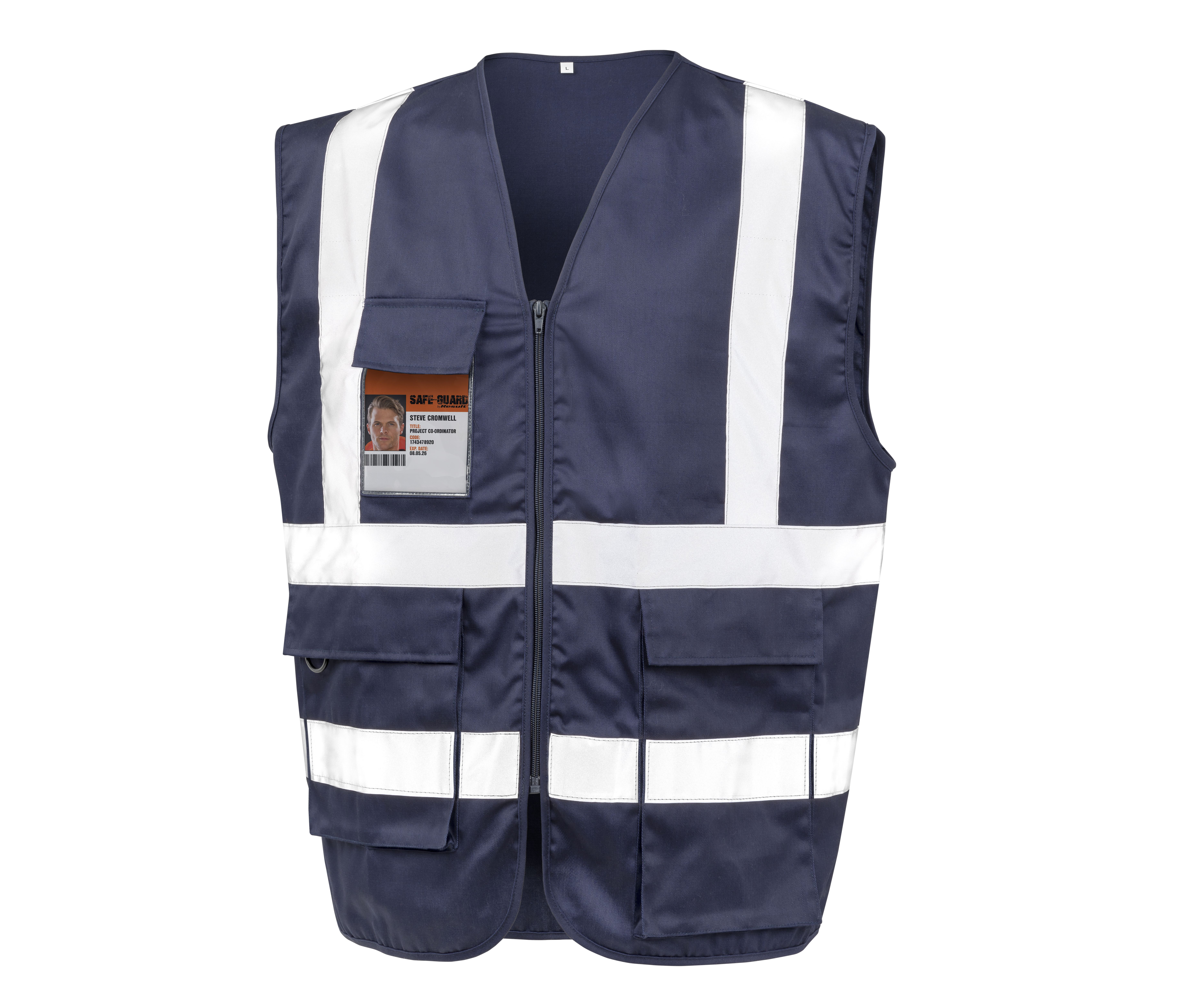 HEAVY DUTY POLYCOTTON SECURITY VEST