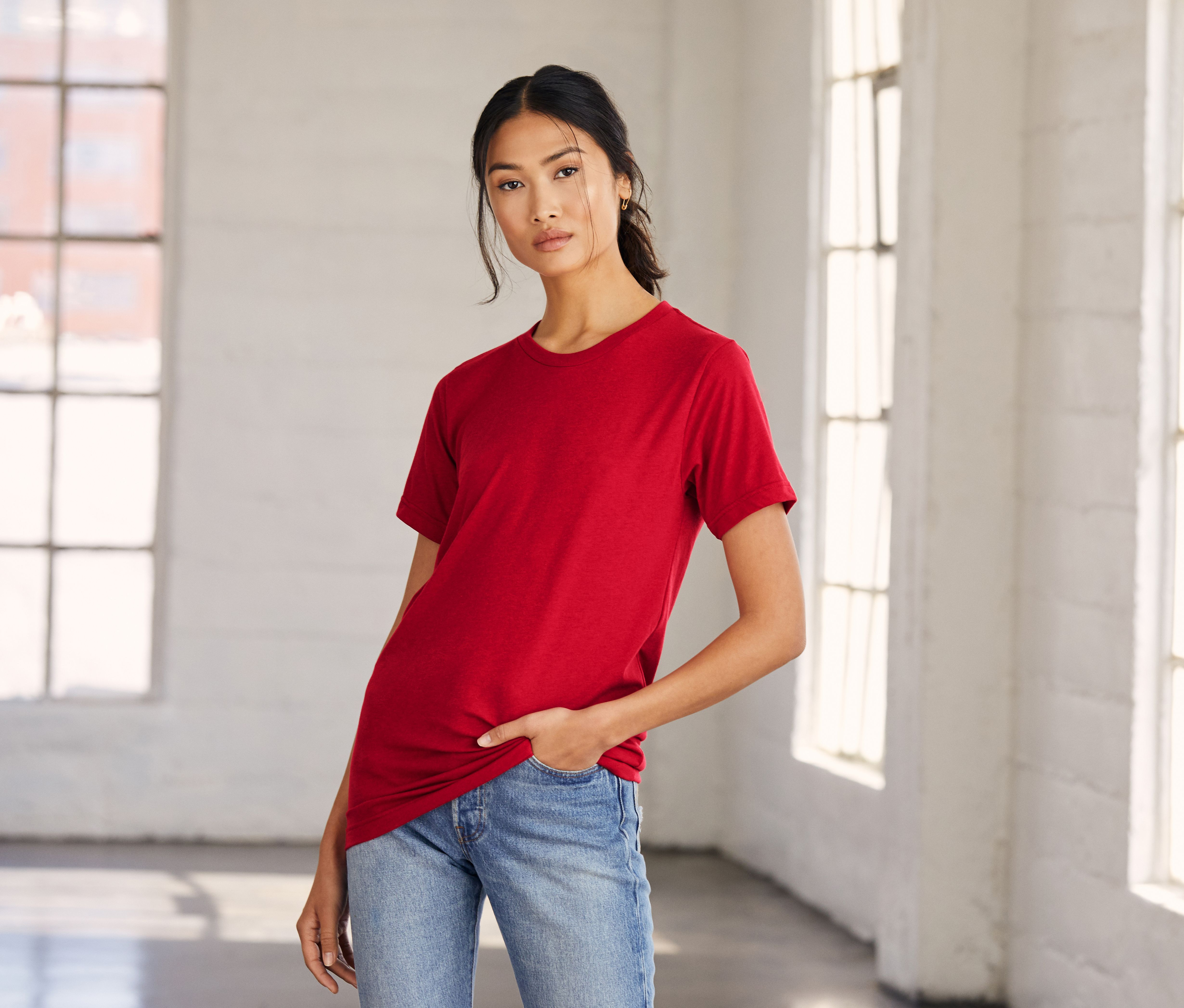 UNISEX TRIBLEND S/S TE