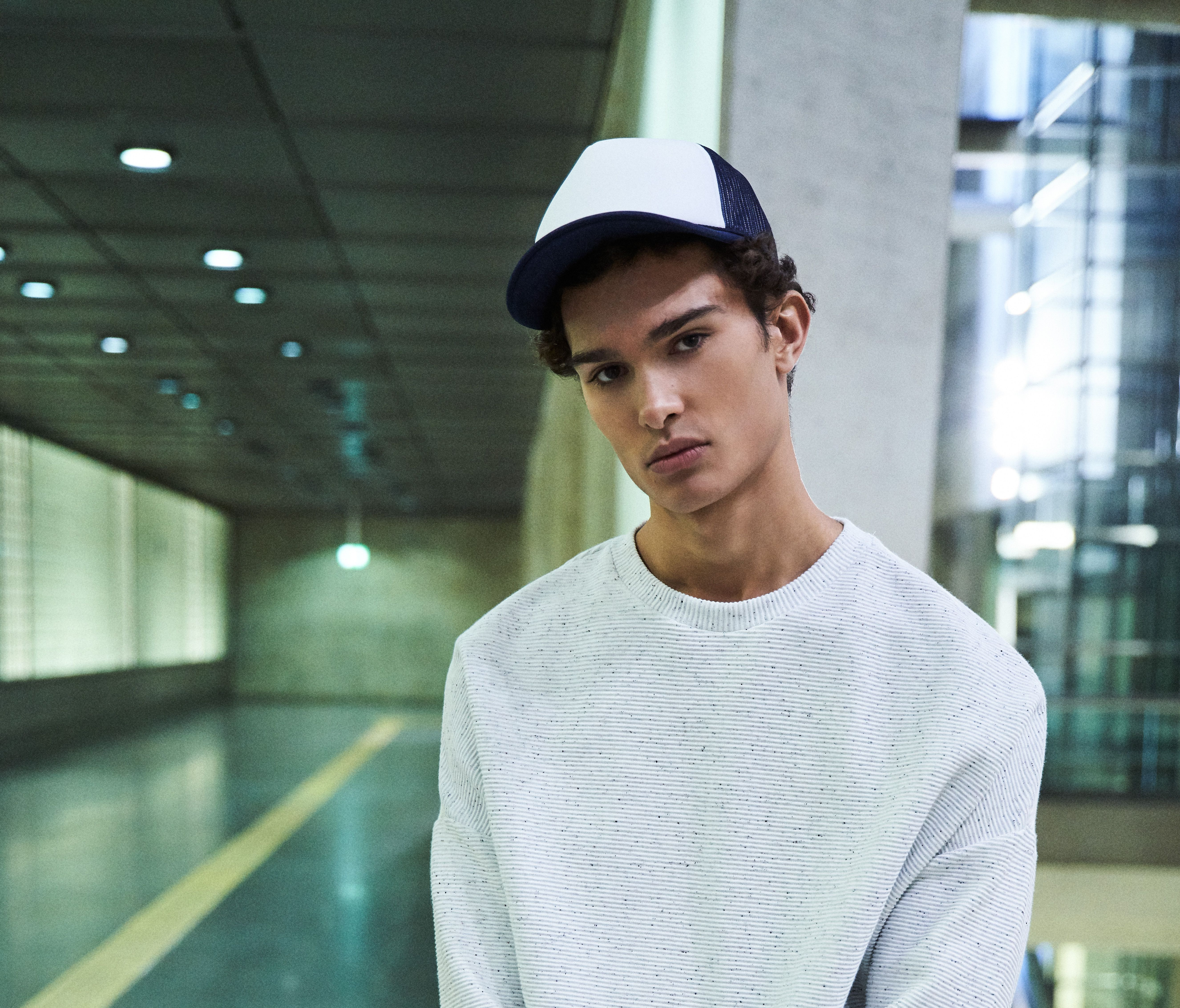 Foam Trucker Cap Curved Visor