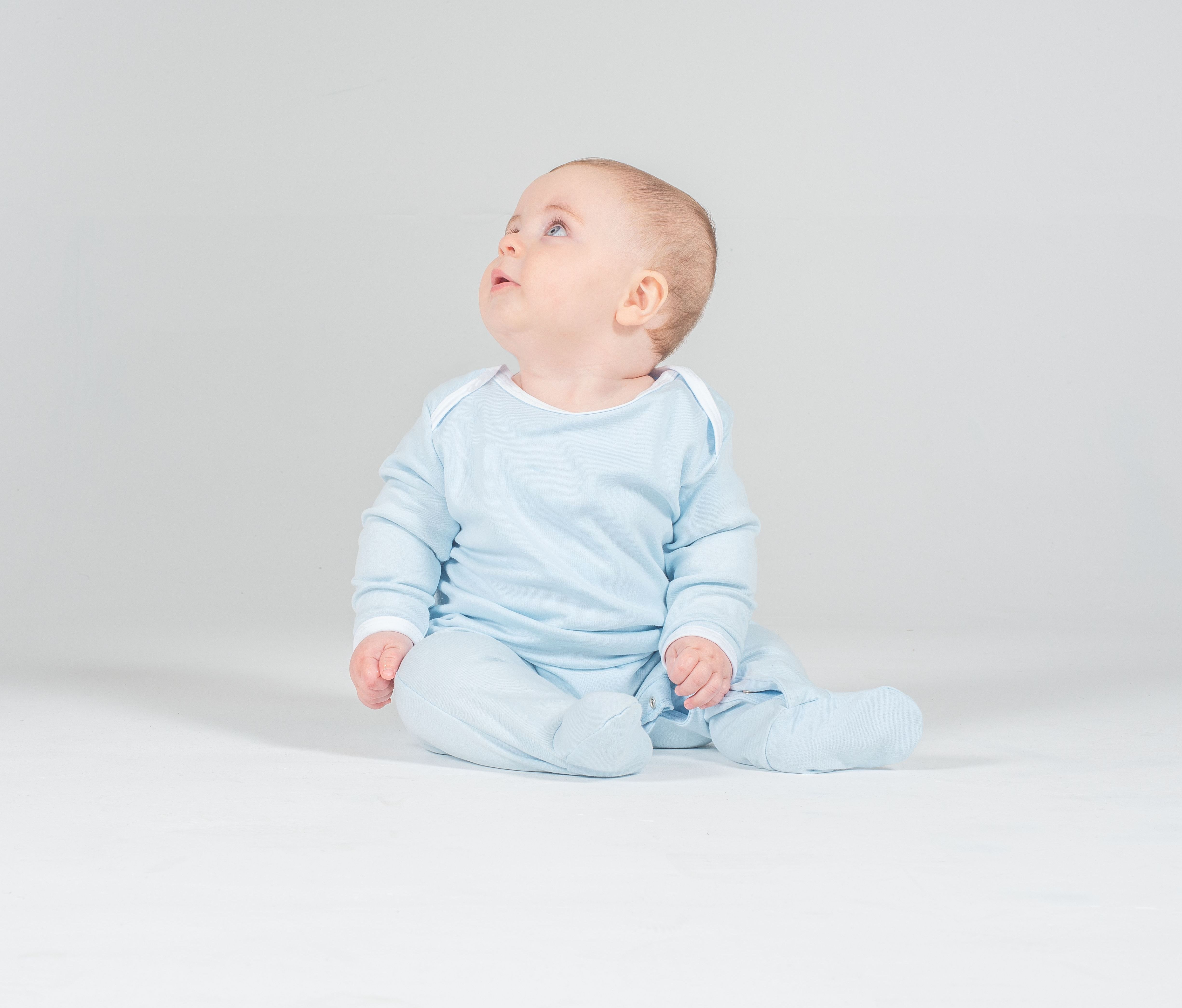 CONTRAST LONG SLEEVED SLEEP SUIT