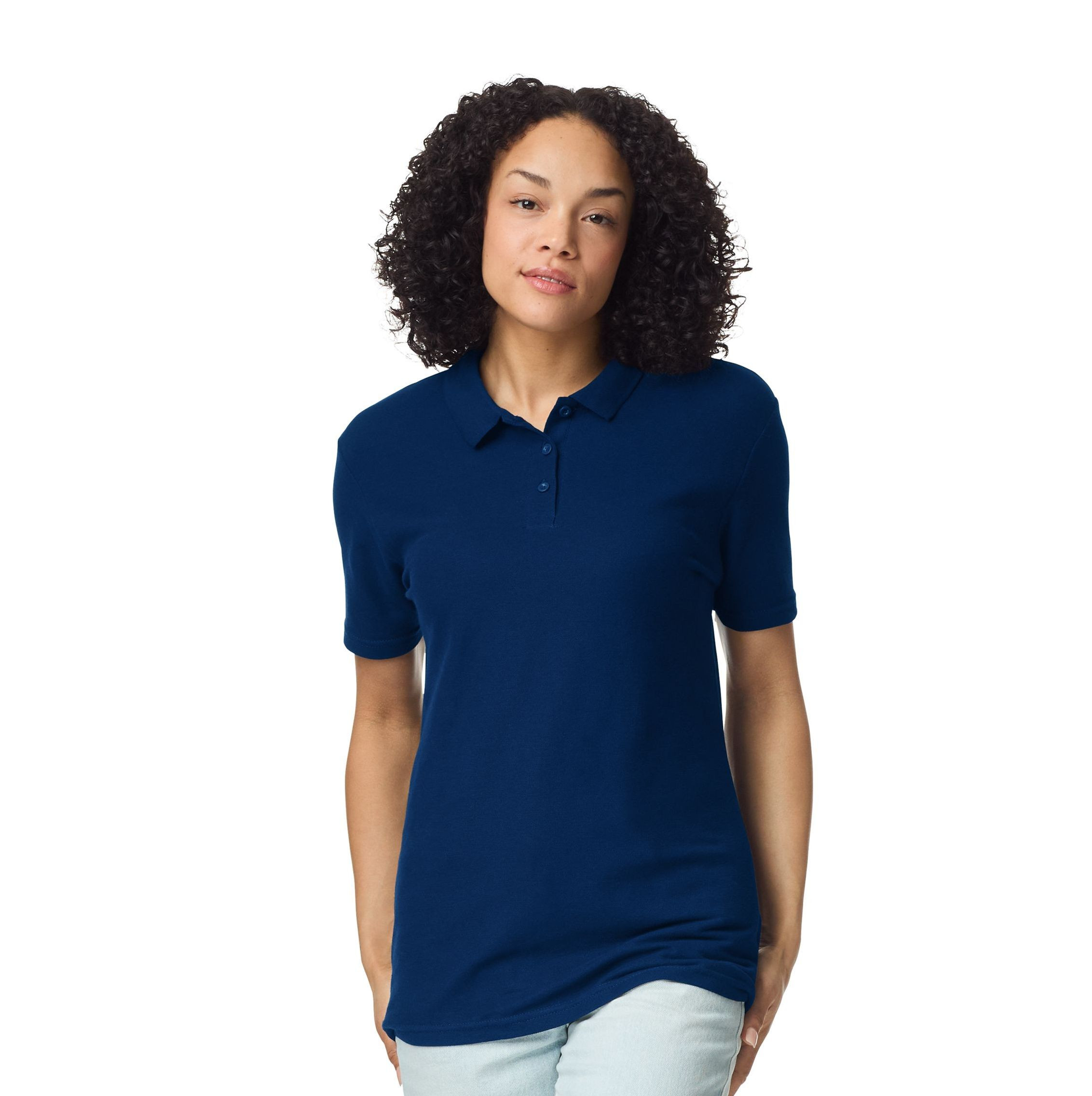SOFTSTYLE DOUBLE PIQUÉ POLO WOMEN