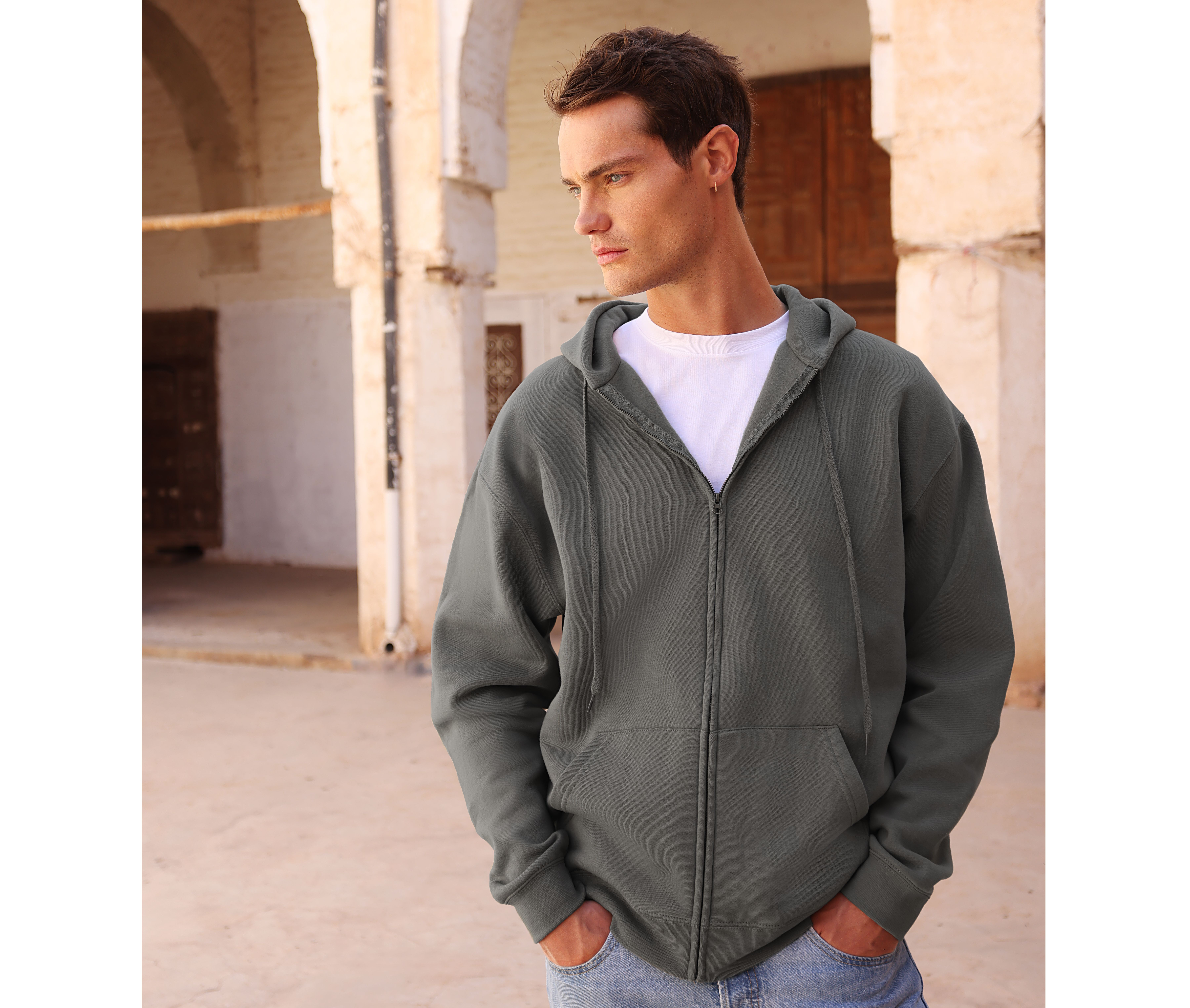 ICONIC PREMIUM HOODED SWEAT JACKET