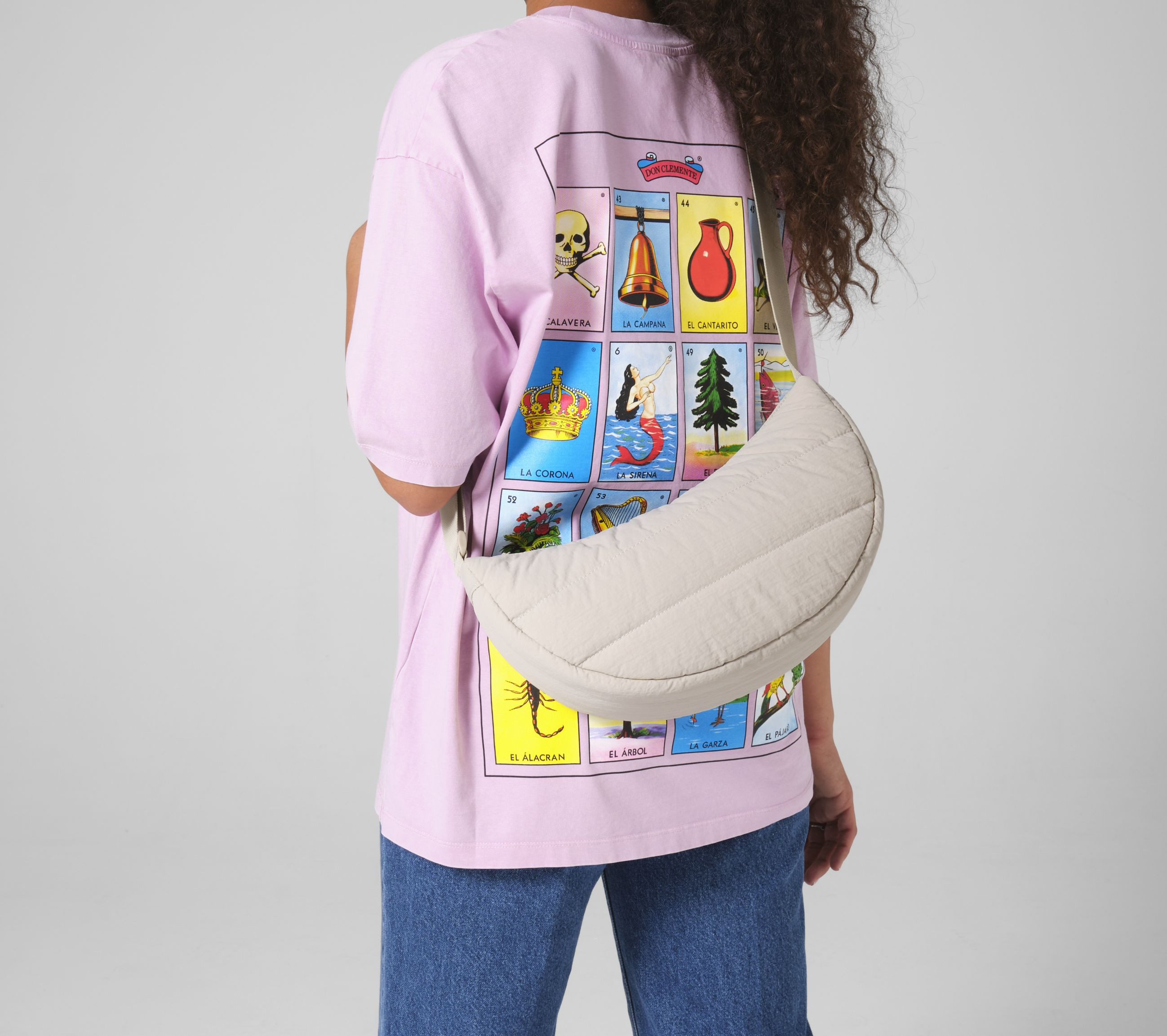 QUILTED CROSS BODY BAG