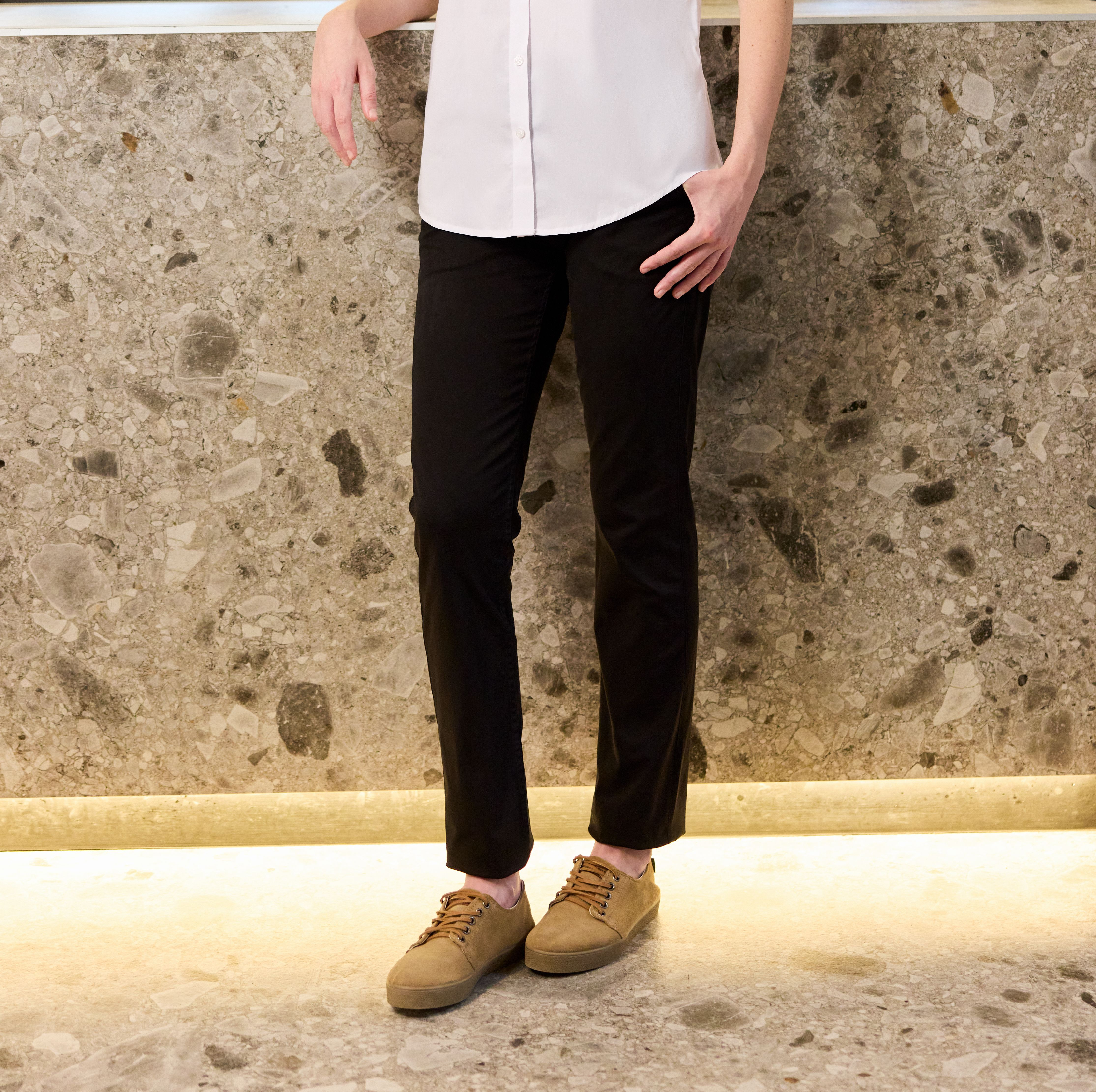 WOMENS' CHINO STRETCH TROUSERS