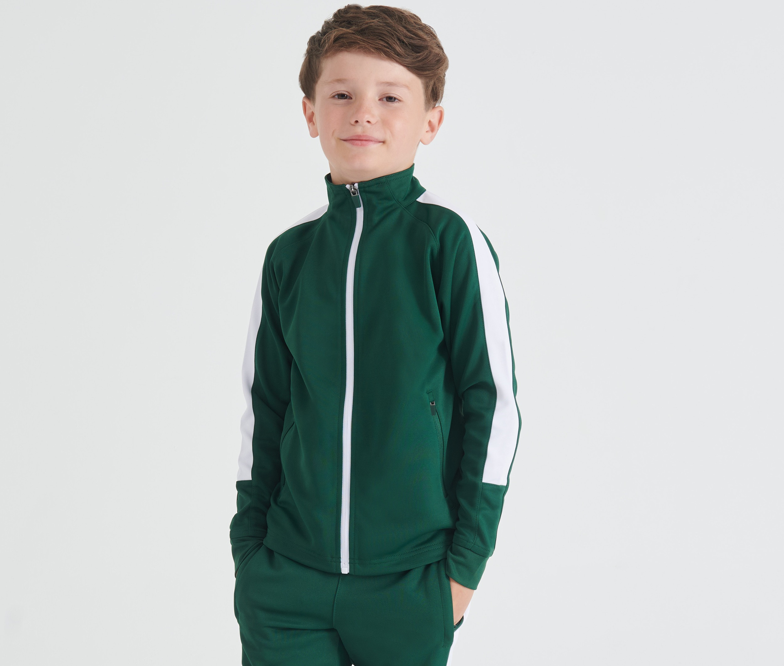 KID'S KNITTED TRACKSUIT TOP