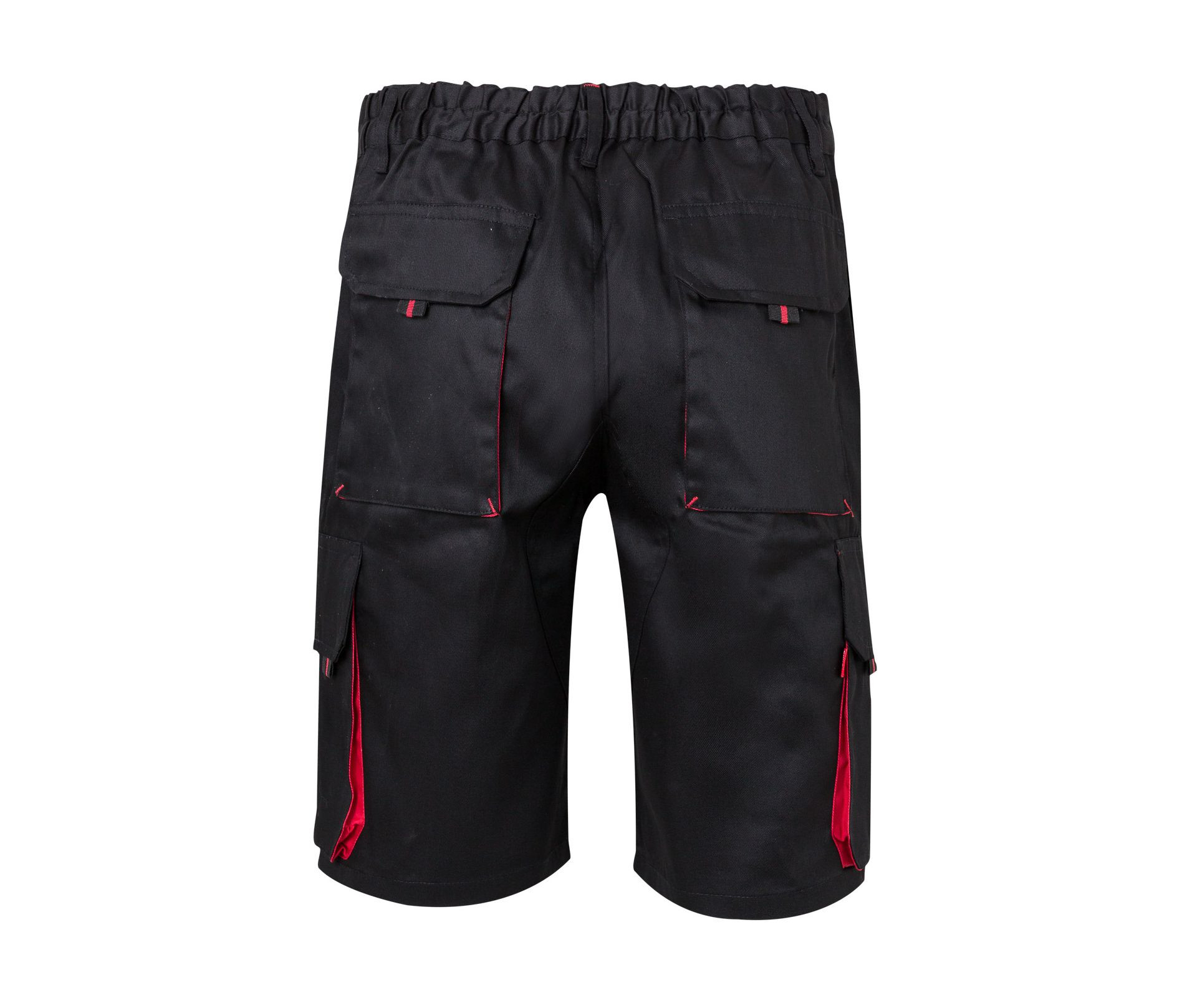 TWO-TONE MULTI-POCKET BERMUDA SHORTS