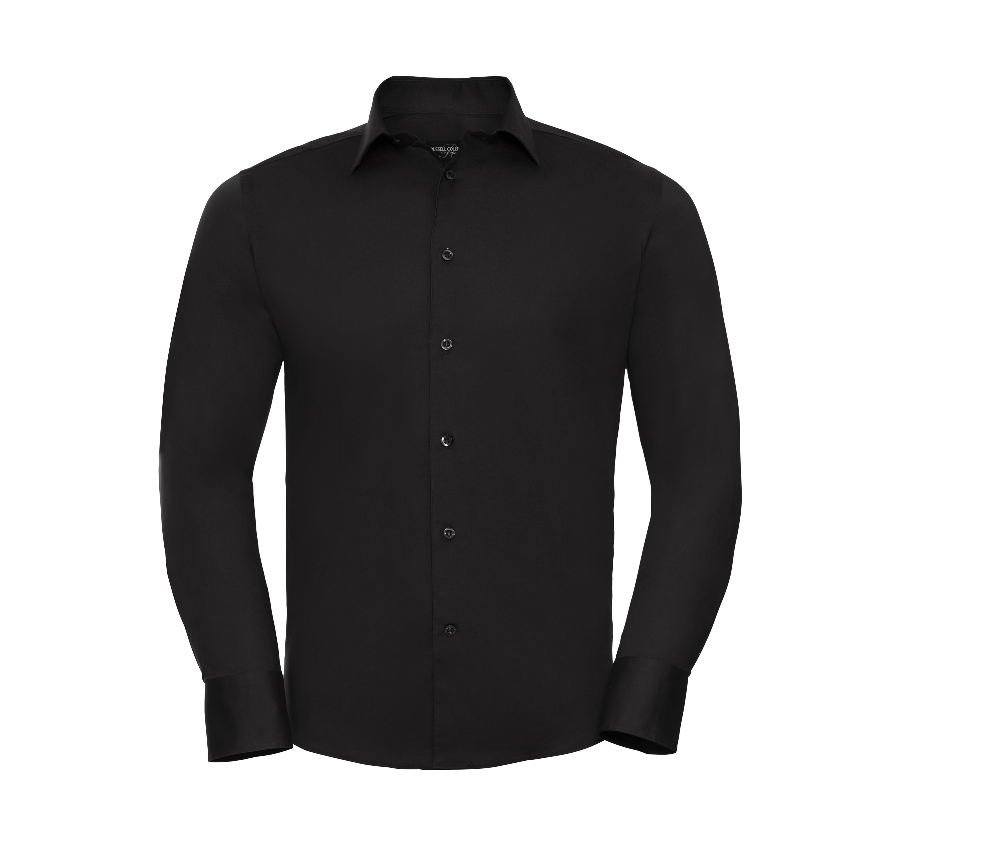 MEN'S LONG SLEEVE FITTED STRETCH SHIRT