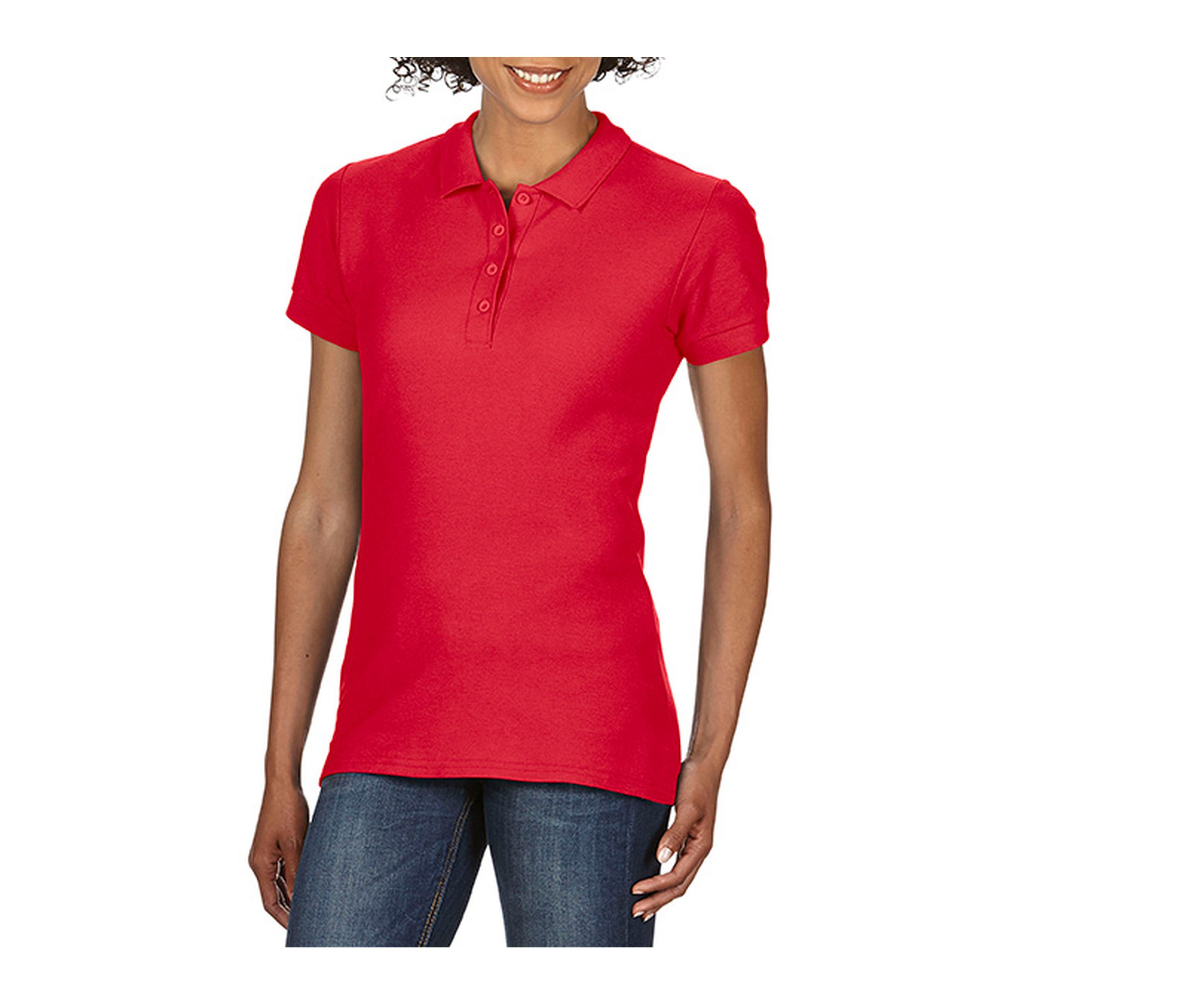 SOFTSTYLE DOUBLE PIQUÉ POLO WOMEN