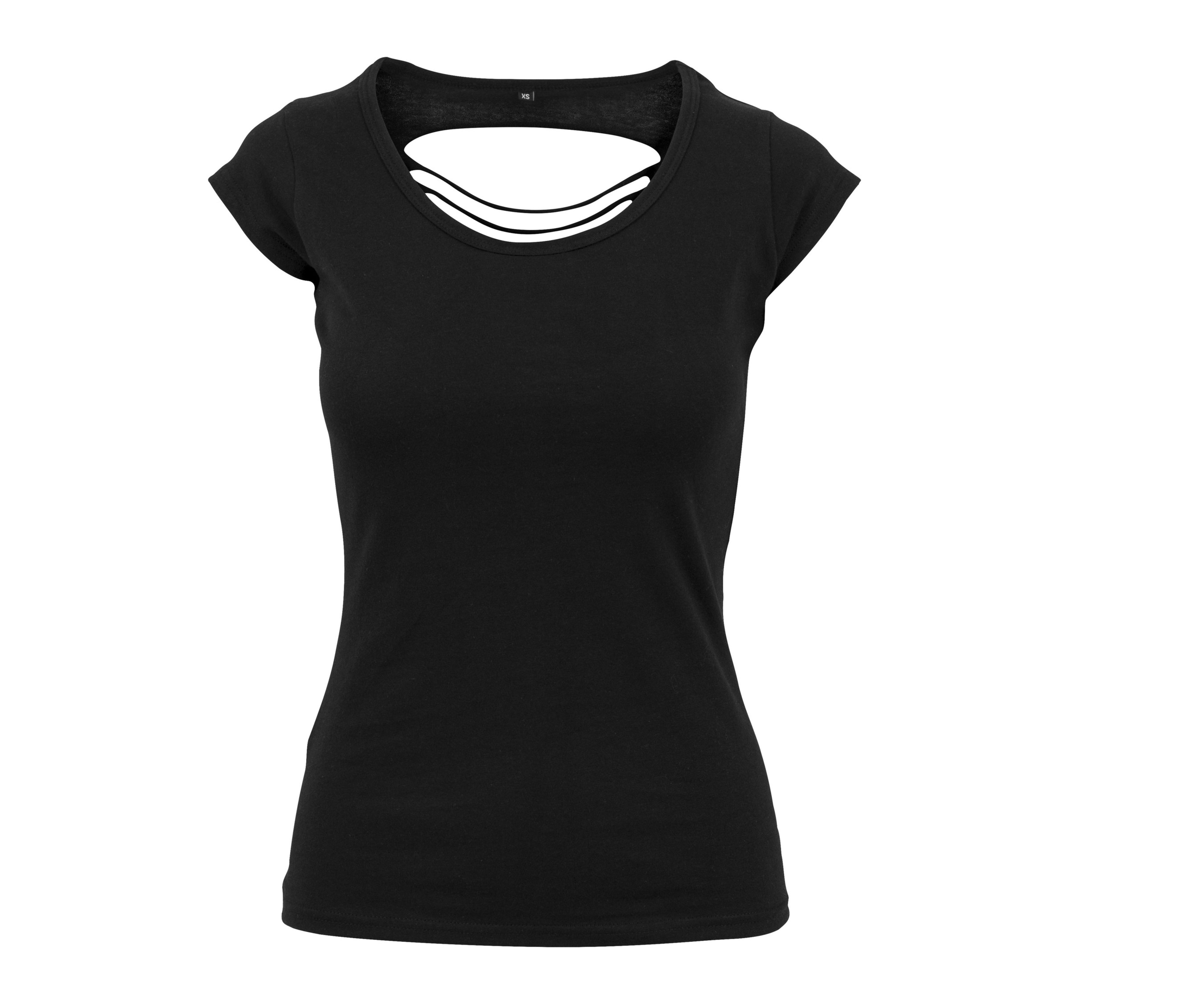 LADIES BACK CUT TEE