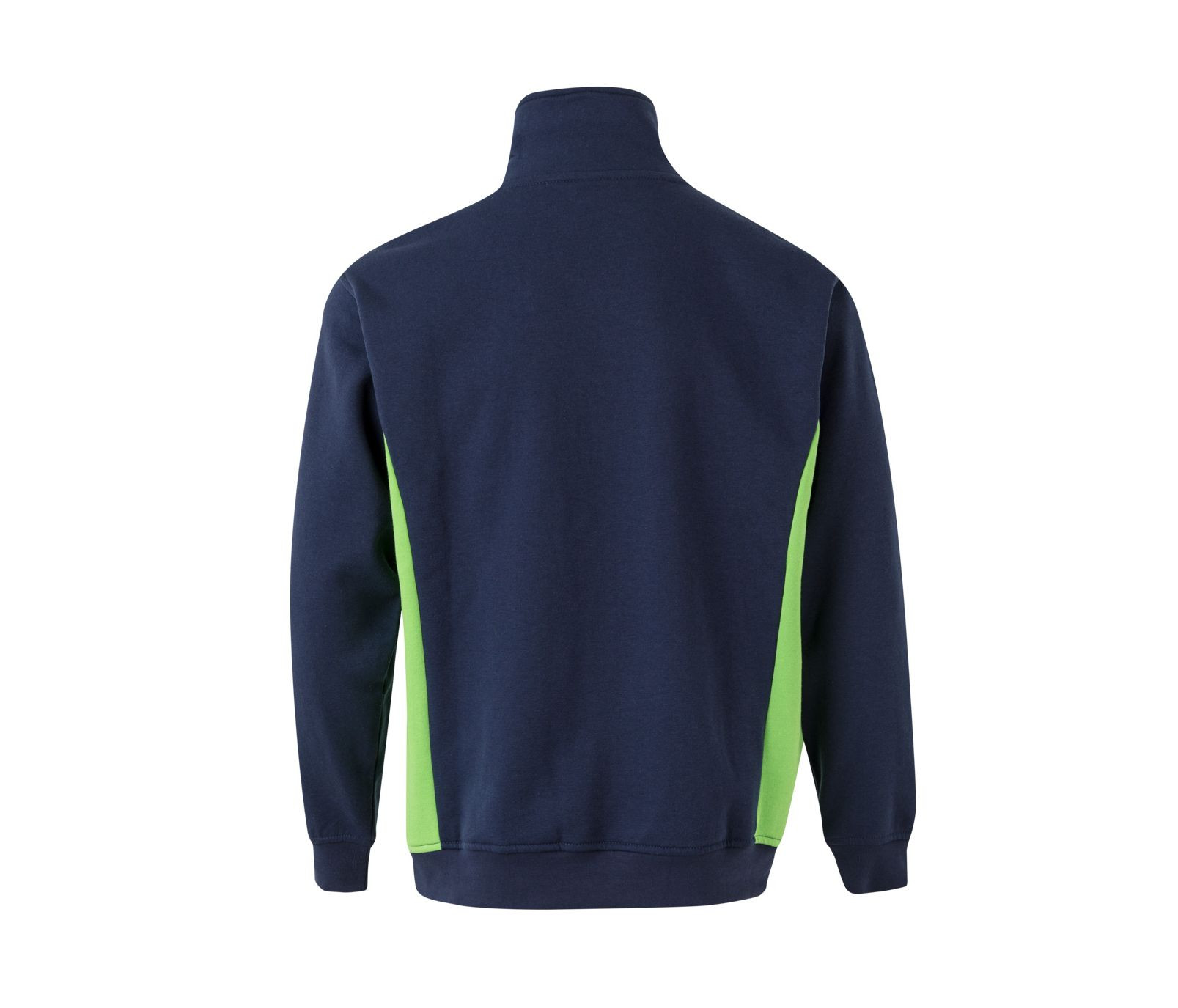 TWO-TONE HALF-ZIP SWEATSHIRT